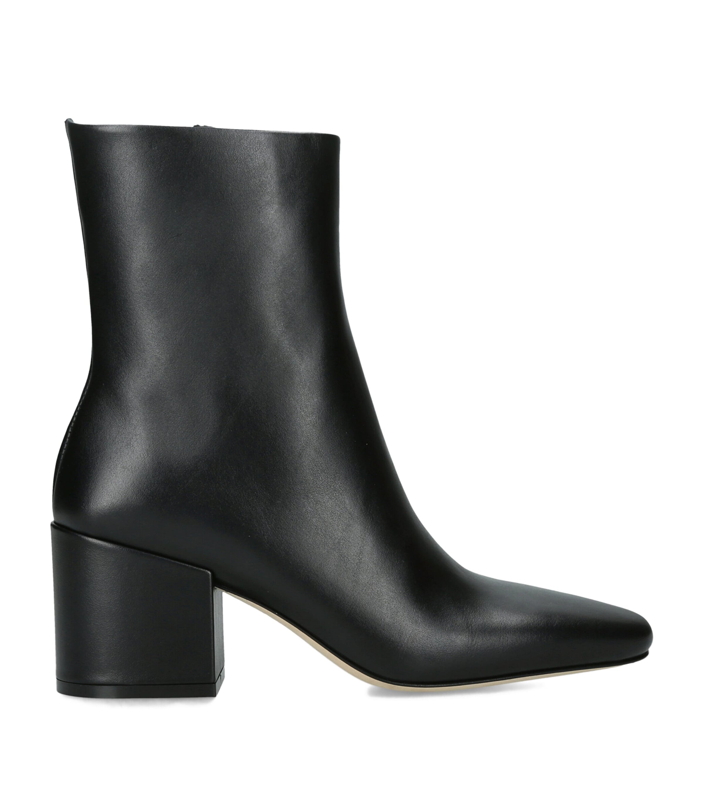 Dear Frances Leather Alma Ankle Boots 70 In Black