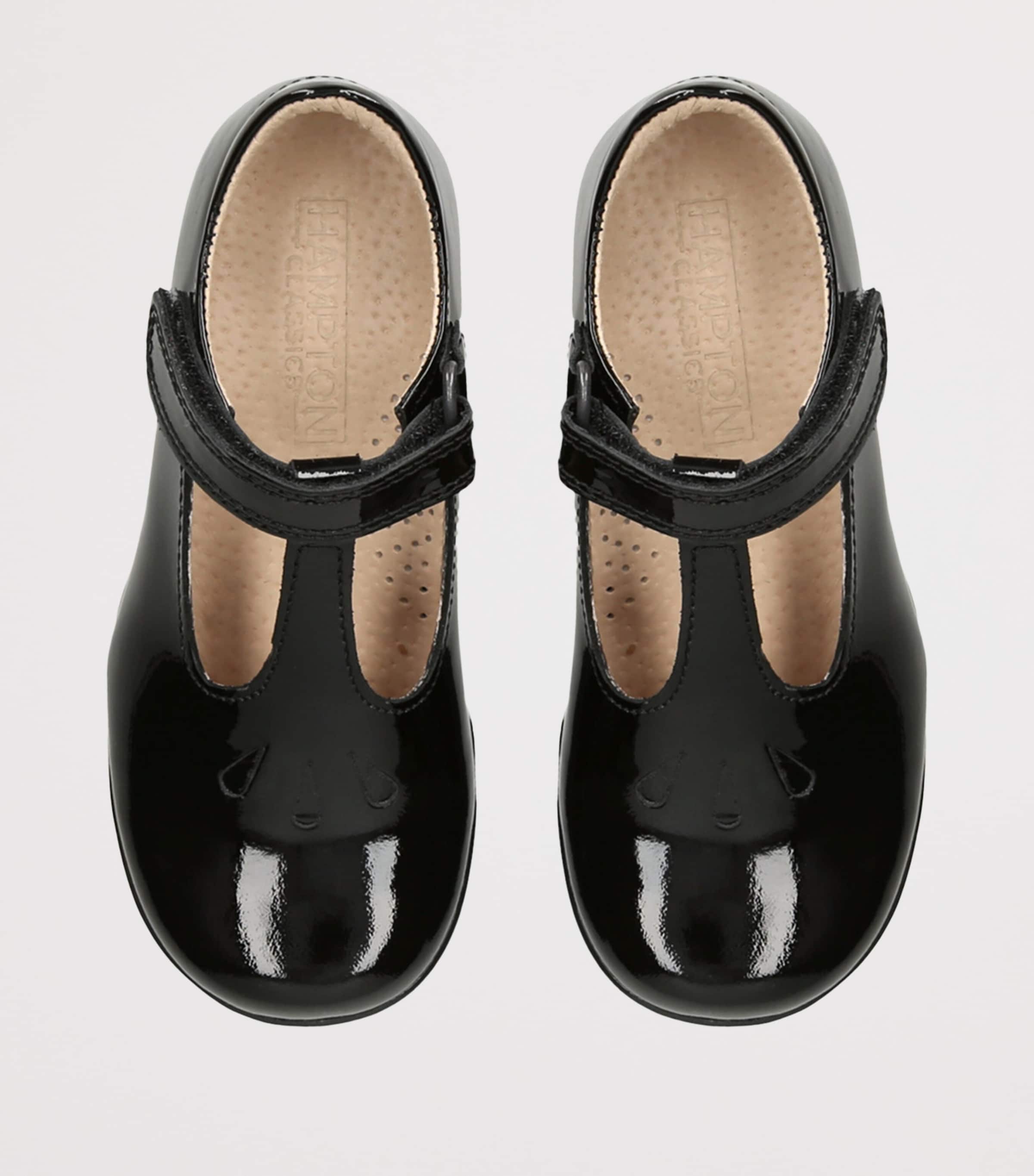Trotters Leather Evie School Shoes Black Image 4