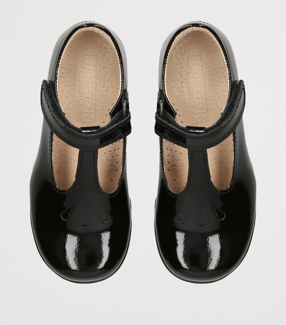 Trotters Leather Evie School Shoes Black Image 4