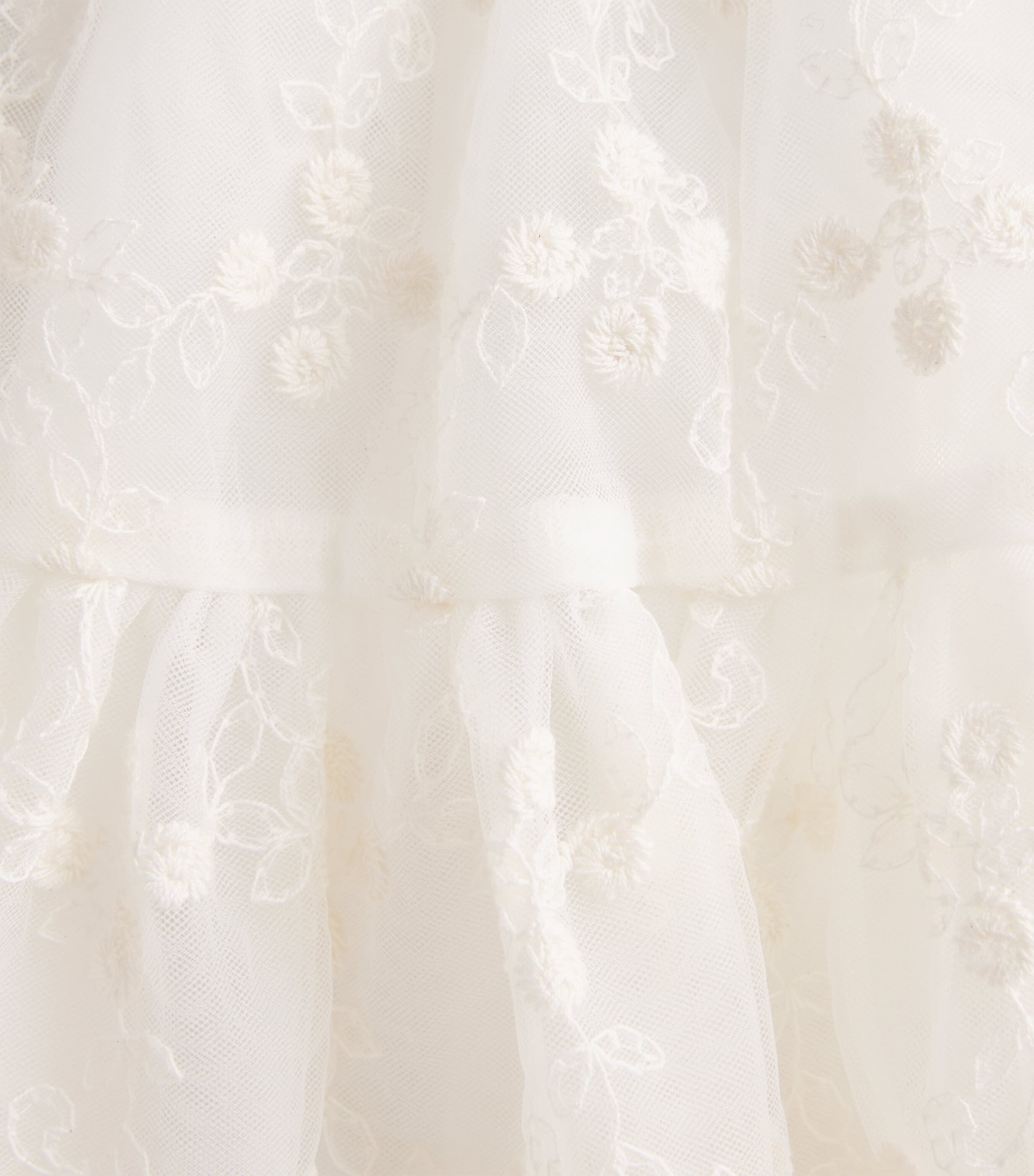 Organza Embroidered Dress (4-16 Years) IVORY Image 3