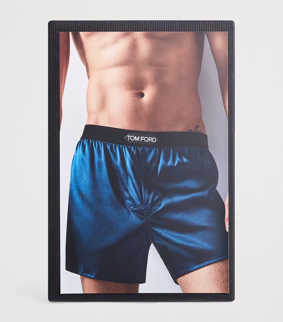 Silk Logo Boxers 306DEEP MILITARY Image 4