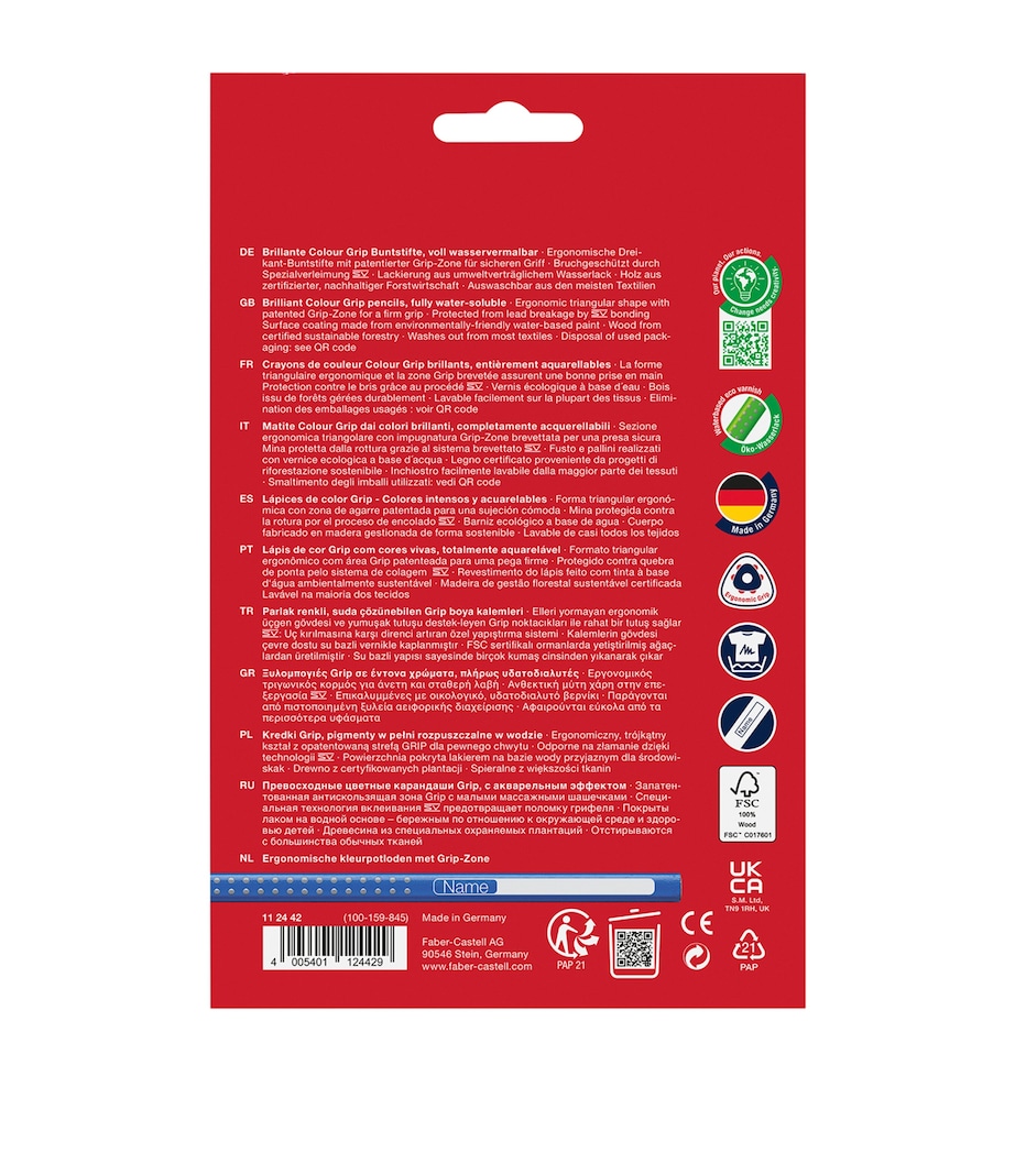 Colour Grip Pencil Wallet MULTI Image 3