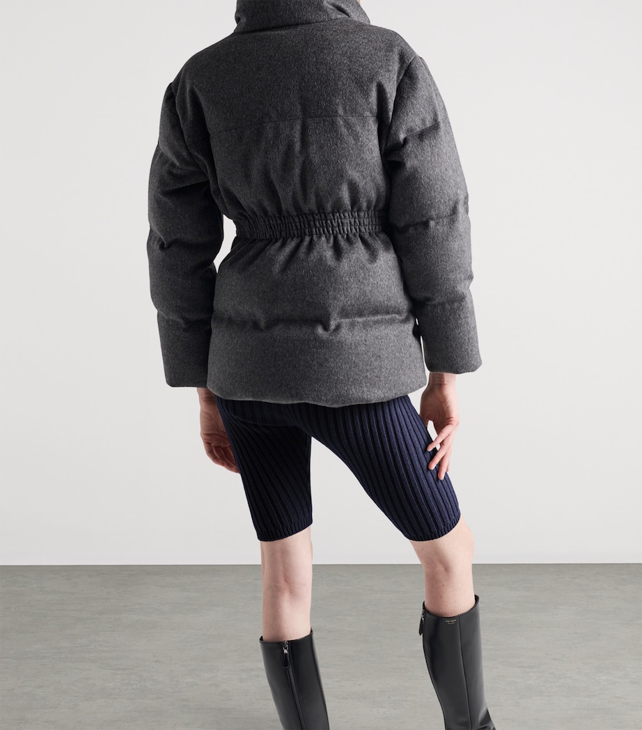 Wool Loden Down Jacket F0480 Image 6