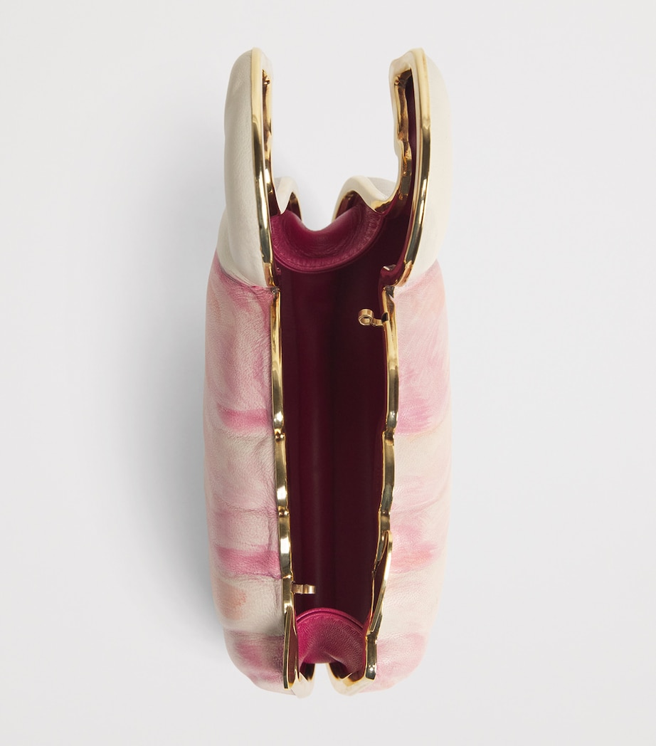 Chloé Lambskin Swan Clutch Bag Milk Image 3
