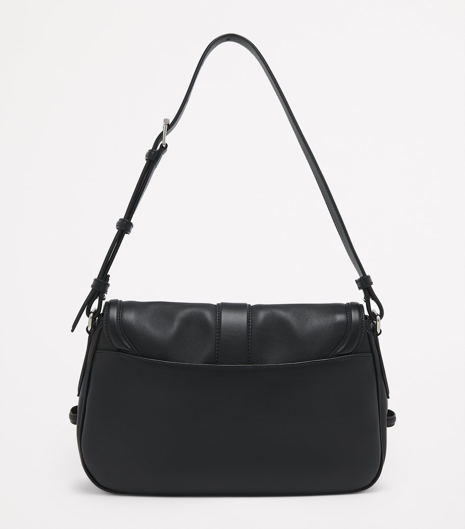 Large Leather T-Bar Shoulder Bag 1000 Image 2