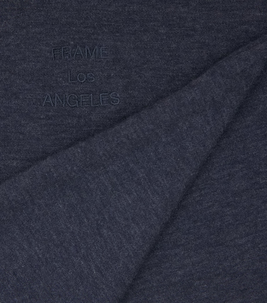 FRAME Mens Cotton Duo Fold T-Shirt Hdbl Image 6