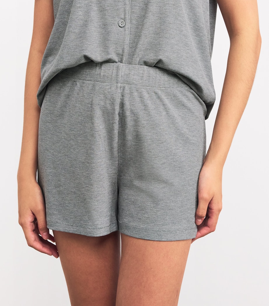 Soft Lounge Short Pyjamas HEATHER GREY Image 4
