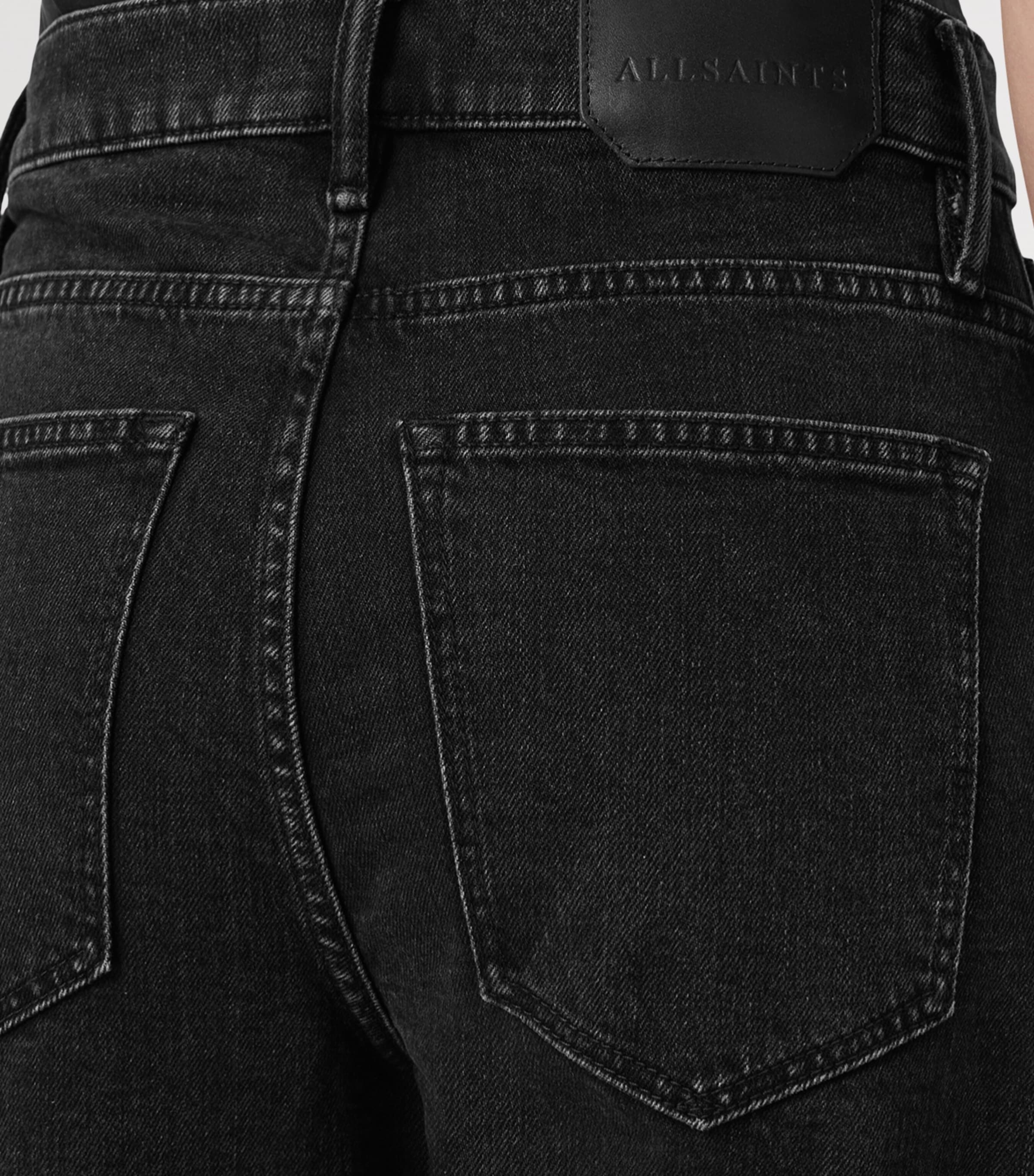 Sadie Barrel-Leg Jeans WASHED BLACK Image 5