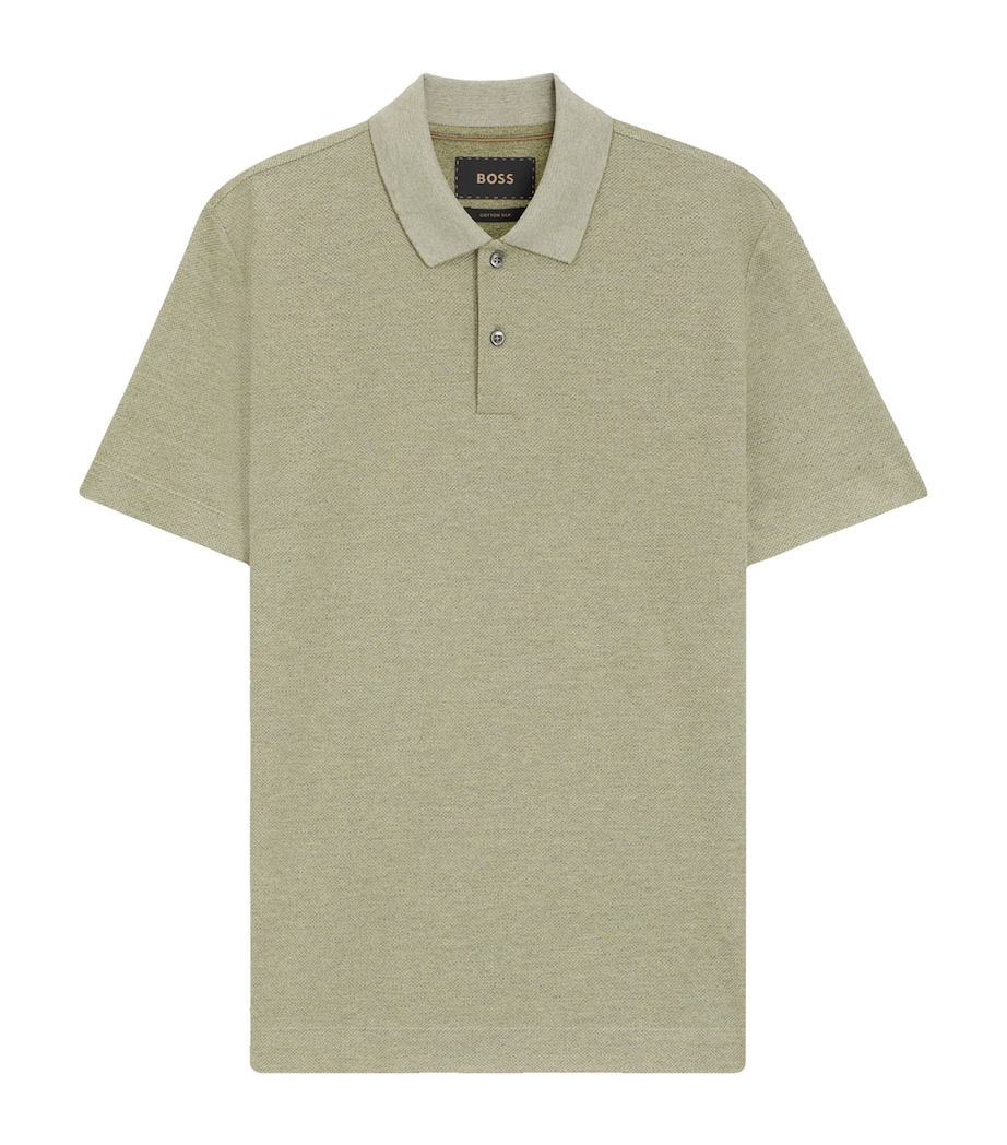 Cotton-Silk Polo Shirt 395 Image 1