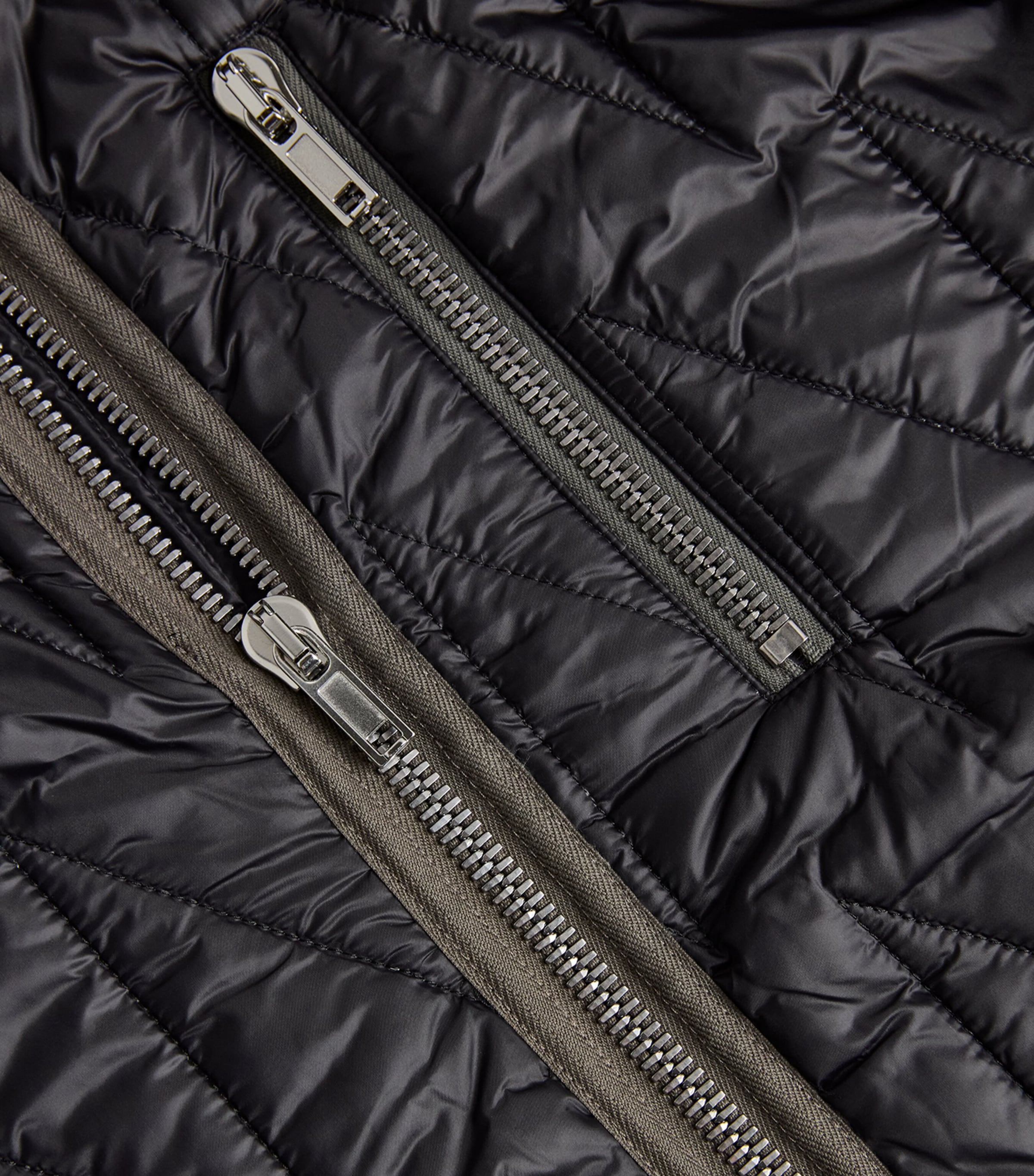 Rick Owens Mens Gimp Down Jacket Black Image 6