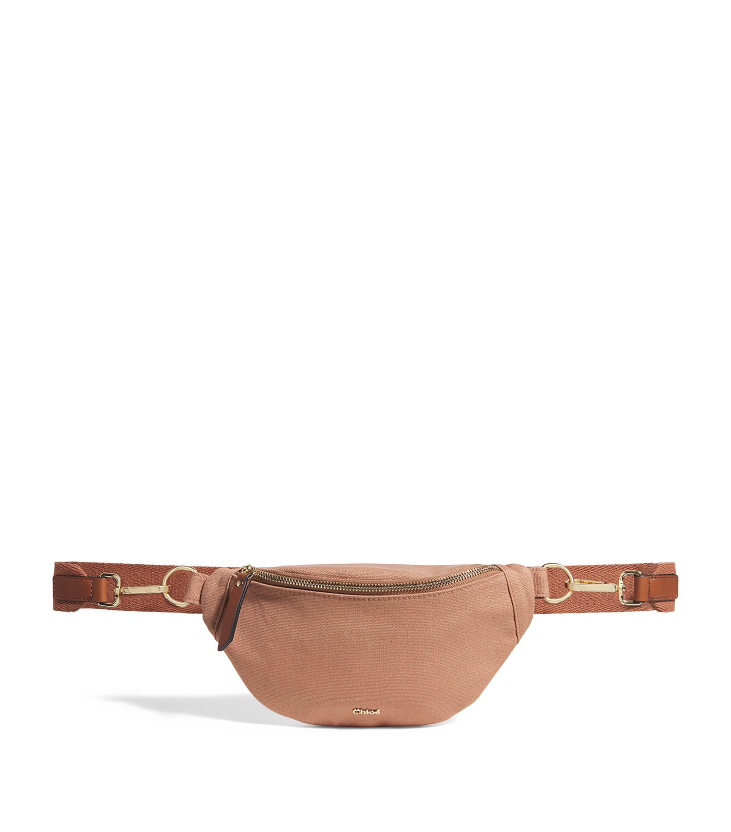 Canvas Logo Belt Bag BRICK Image 1