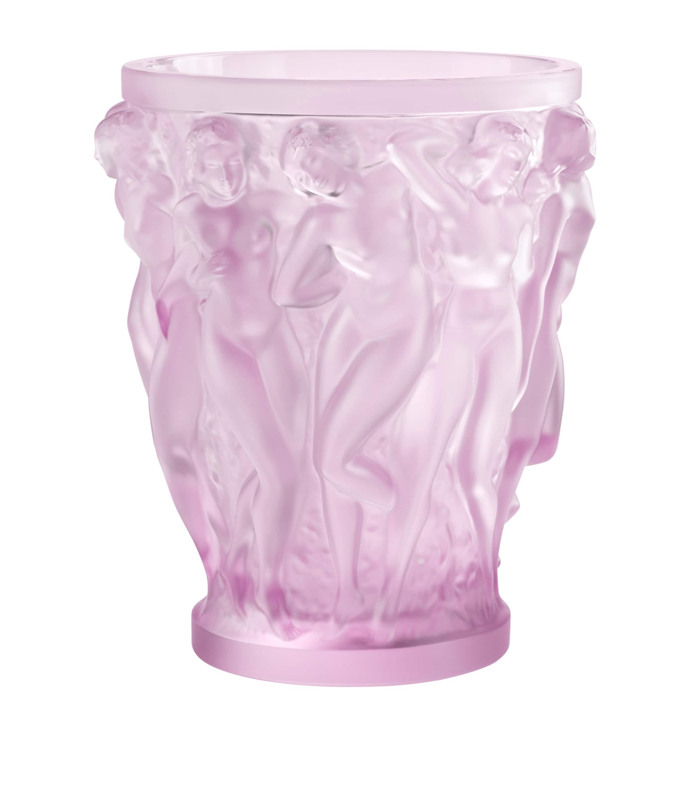 Lalique Rose Nebula Bacchantes Vase (24cm) | Gifts | Gifts for Interior Lovers | Home Accessories | Vases | Designers | Lalique
