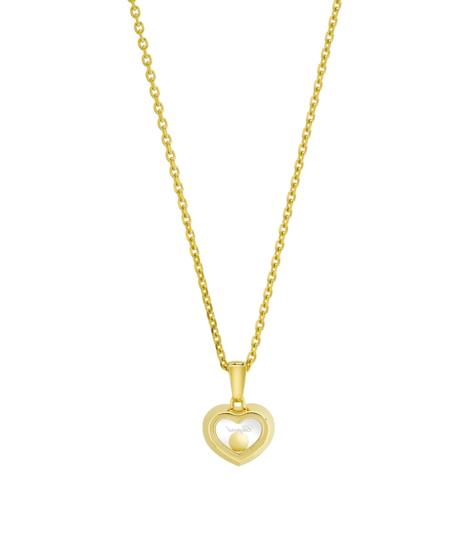 Yellow Gold and Diamond Happy Diamonds Icons Pendant Necklace 18K YELLOW GOLD Image 3