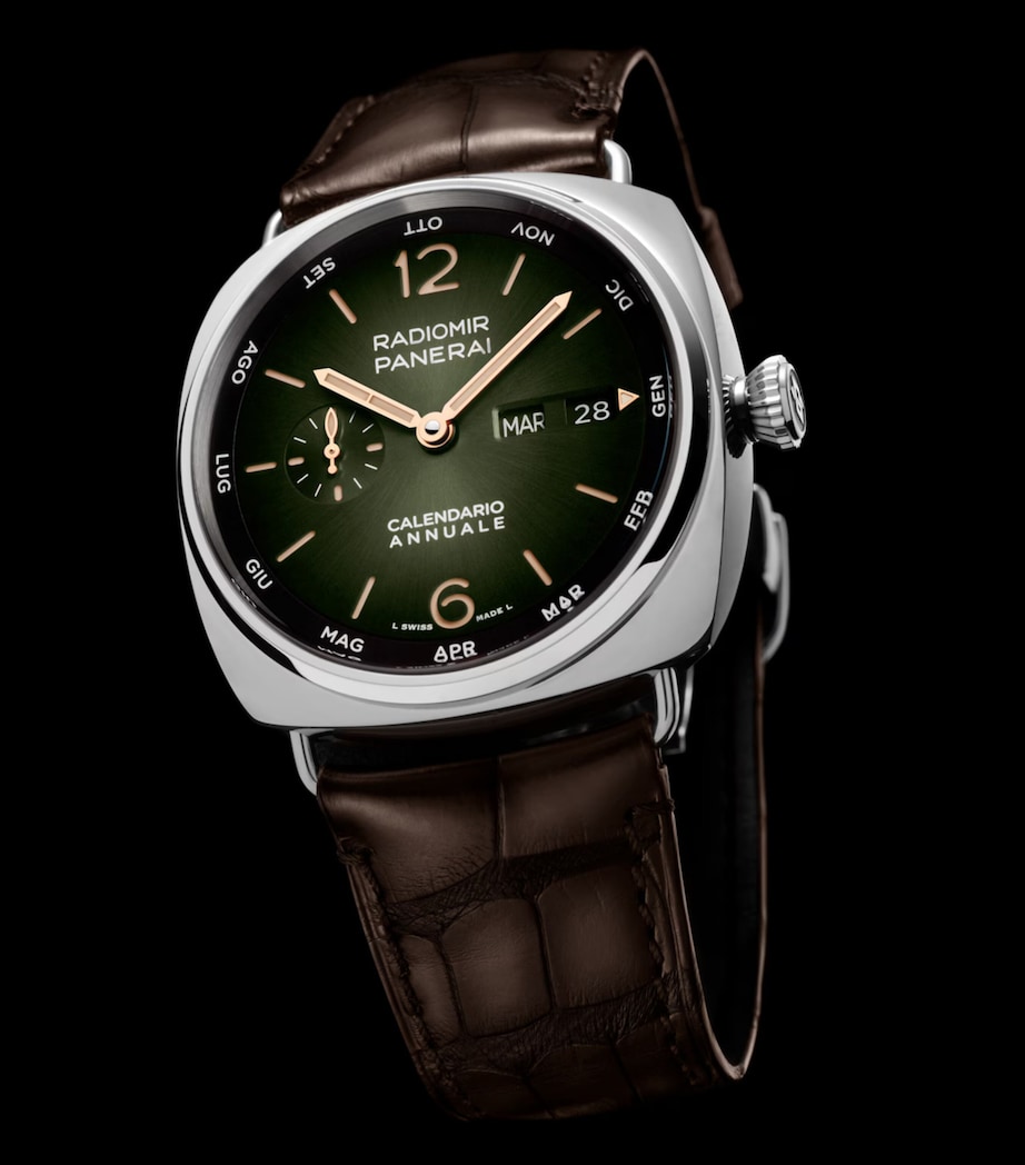 Panerai Platinumtech Radiomir Annual Calendar Watch 45mm Green Image 5
