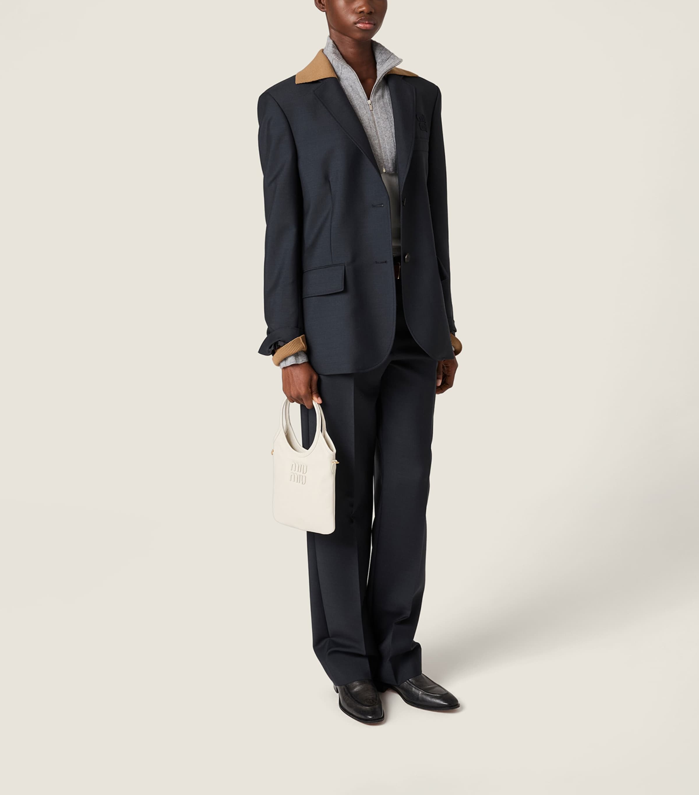 Small Leather Ivy Top-Handle Bag F0009 Image 2