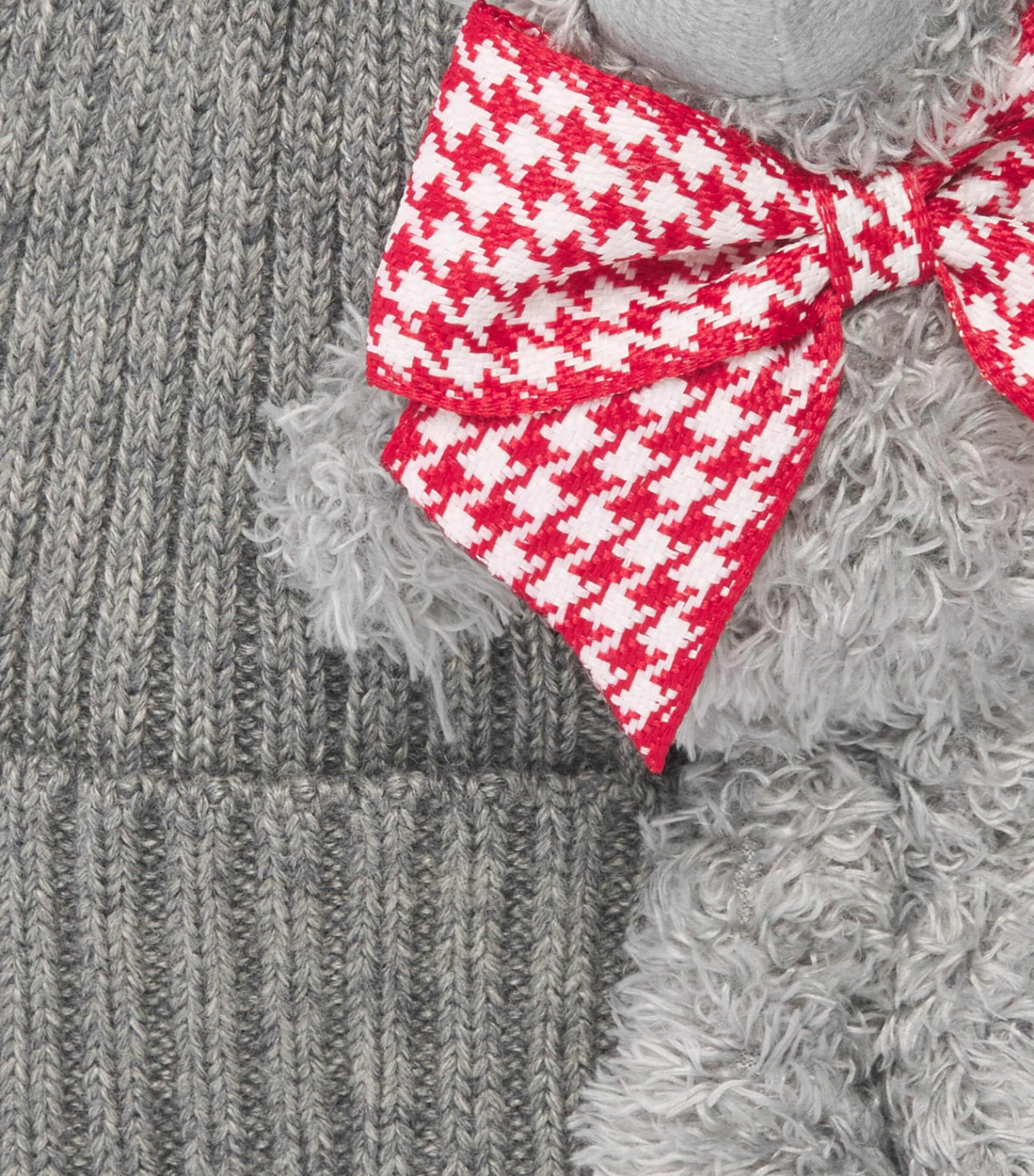 Monnalisa Wool-Blend Teddy Hat Grigio Medio Image 3