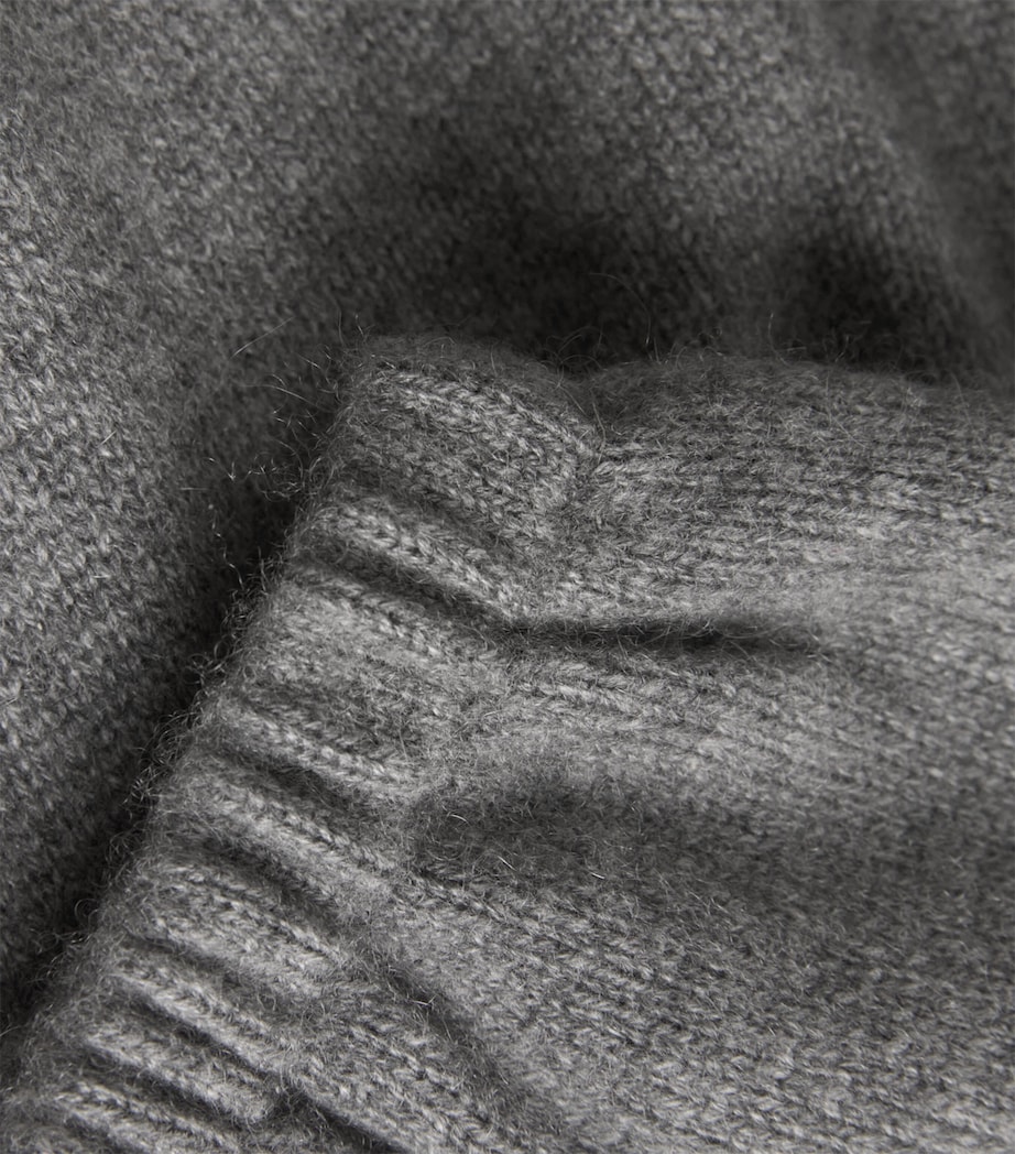 Cashmere Cuffed Sweatpants QIP-LIGHT CHARCOAL Image 5