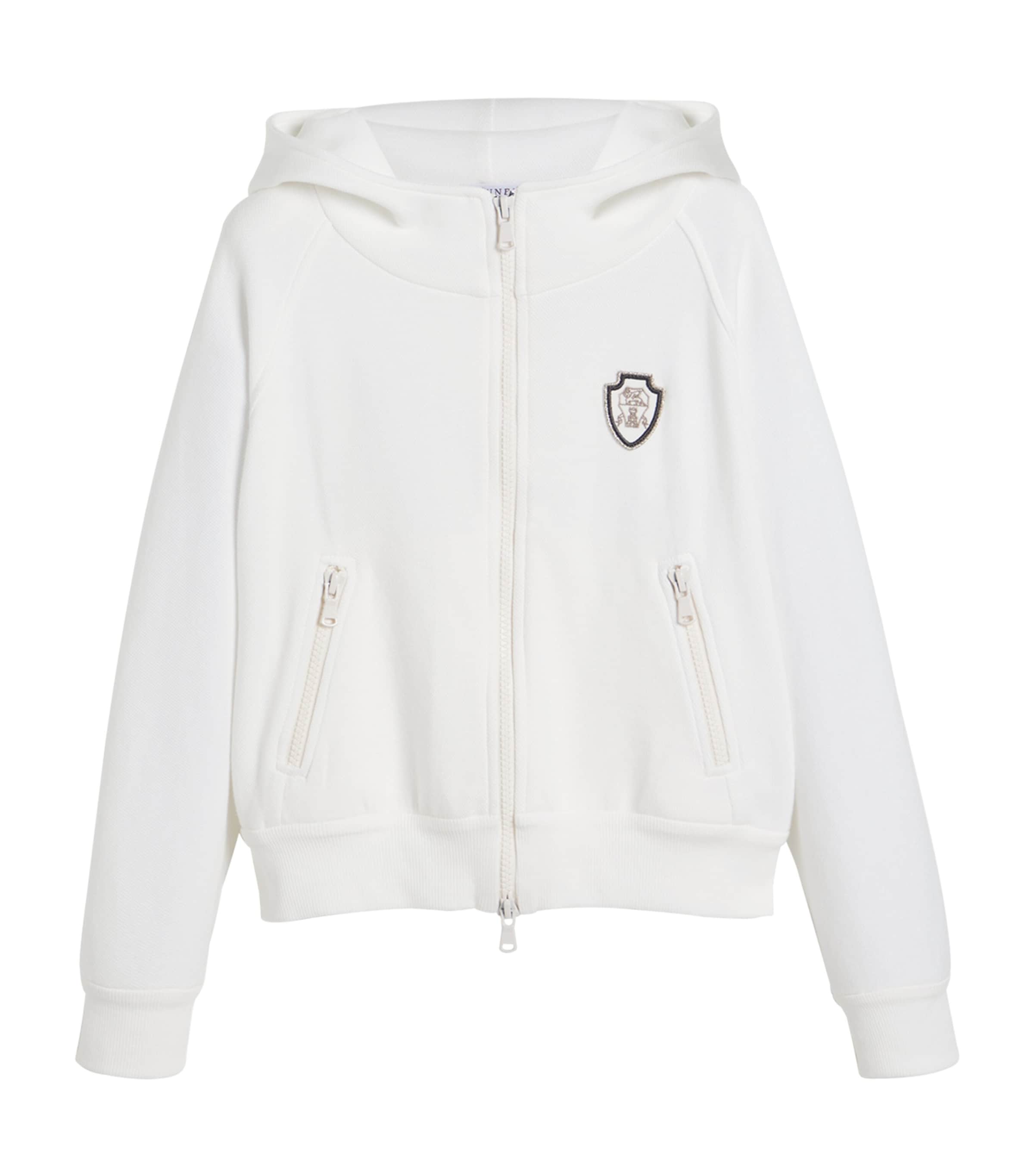 パーカー・フーディ Brunello Cucinelli Cotton Blend Hoodie BRUNELLO CUCINELLI Cotton-blend jersey hoodie | NET-A-PORTER