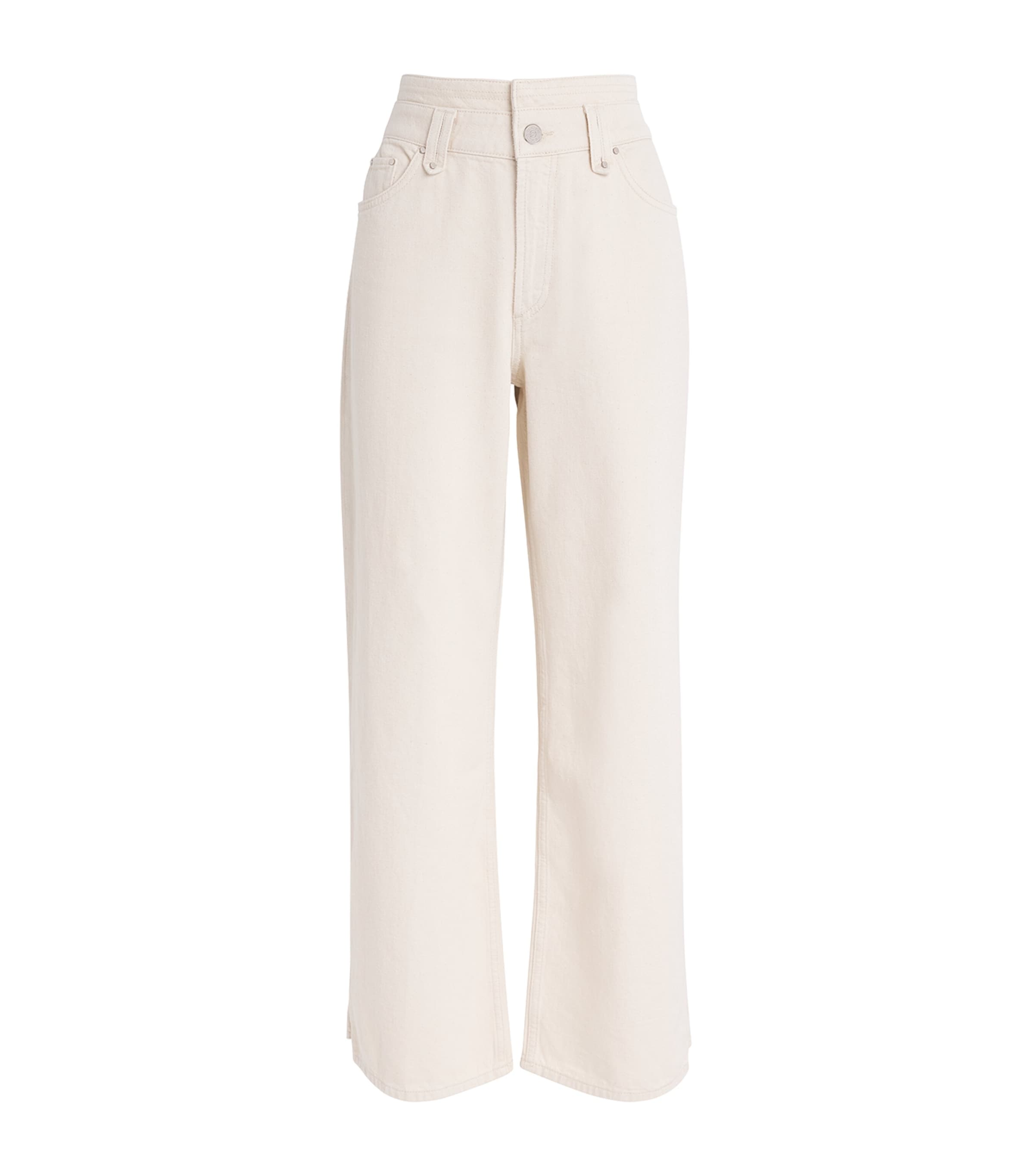 Claudie Pierlot Wide-leg Jeans In Neutral