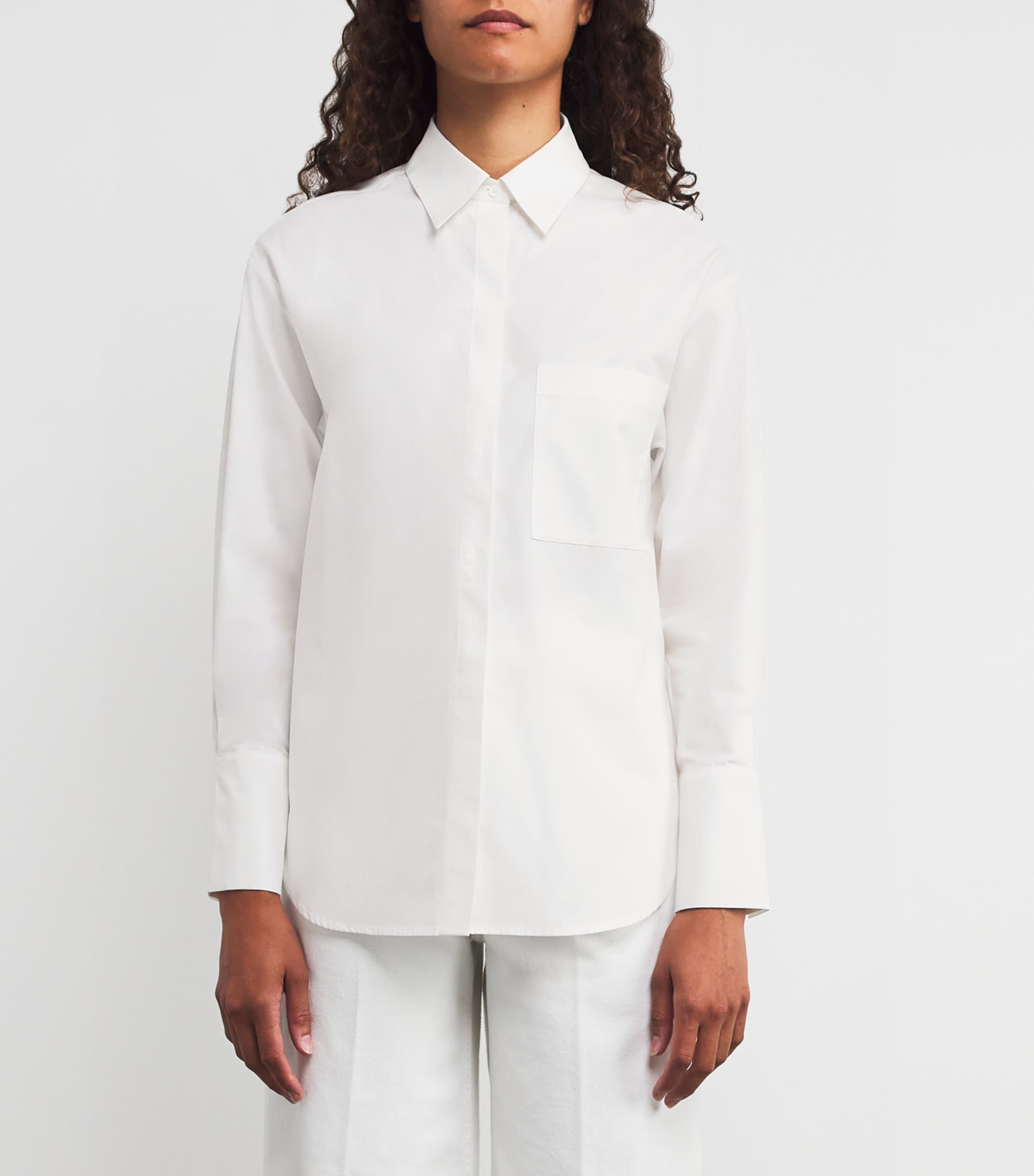 Cotton Poplin Shirt OPTICAL WHITE Image 3