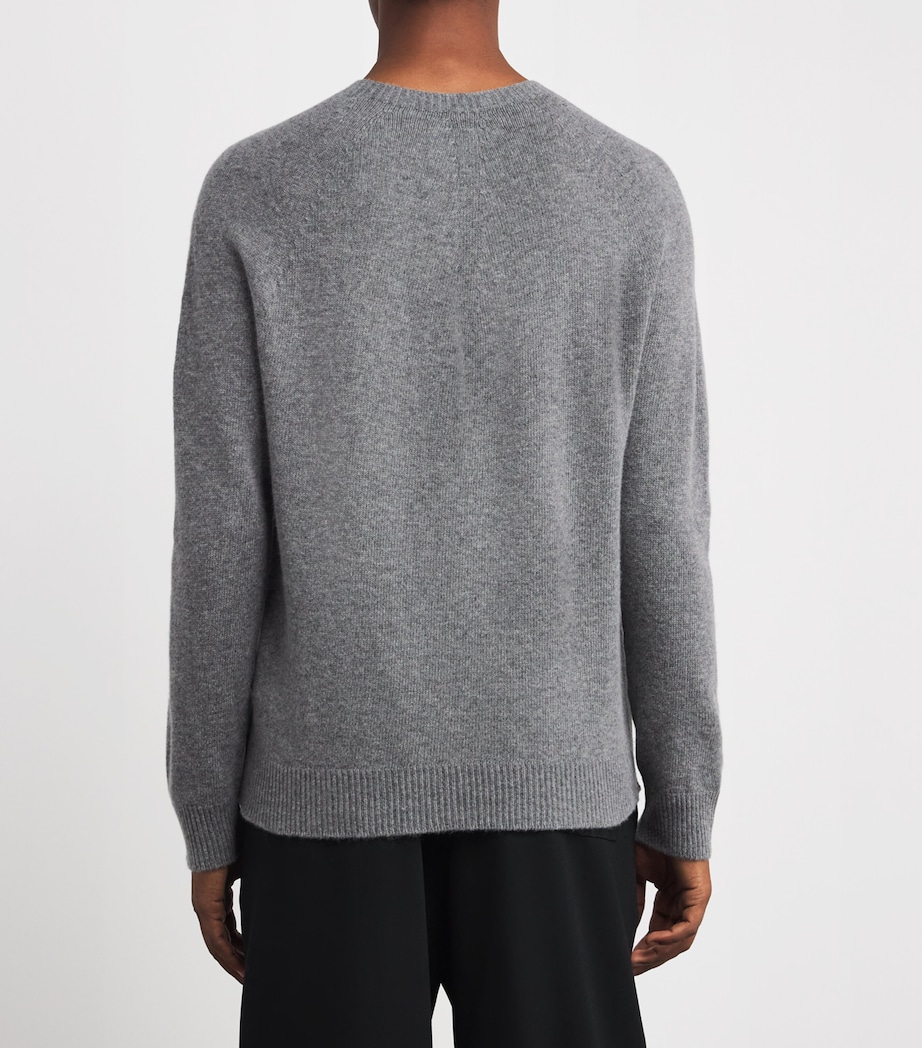 Virgin Wool-Cashmere Sweater SMOKE Image 4