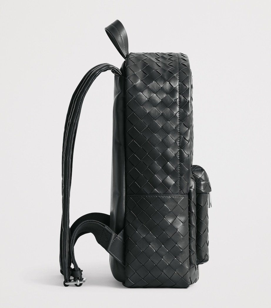 Small Intrecciato Leather Backpack 2077 Image 3