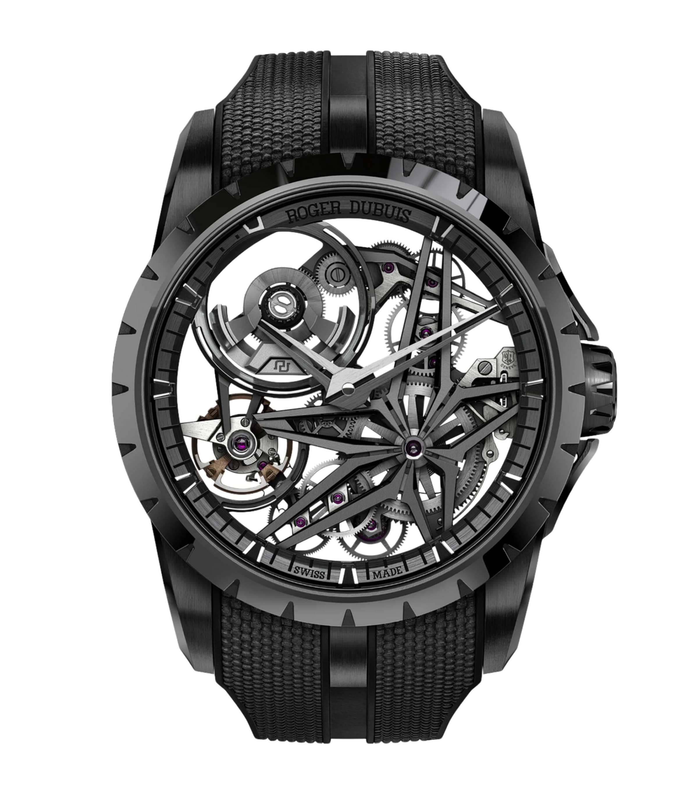Titanium Excalibur Monobalancier Watch 42mm OPENWORK Image 1