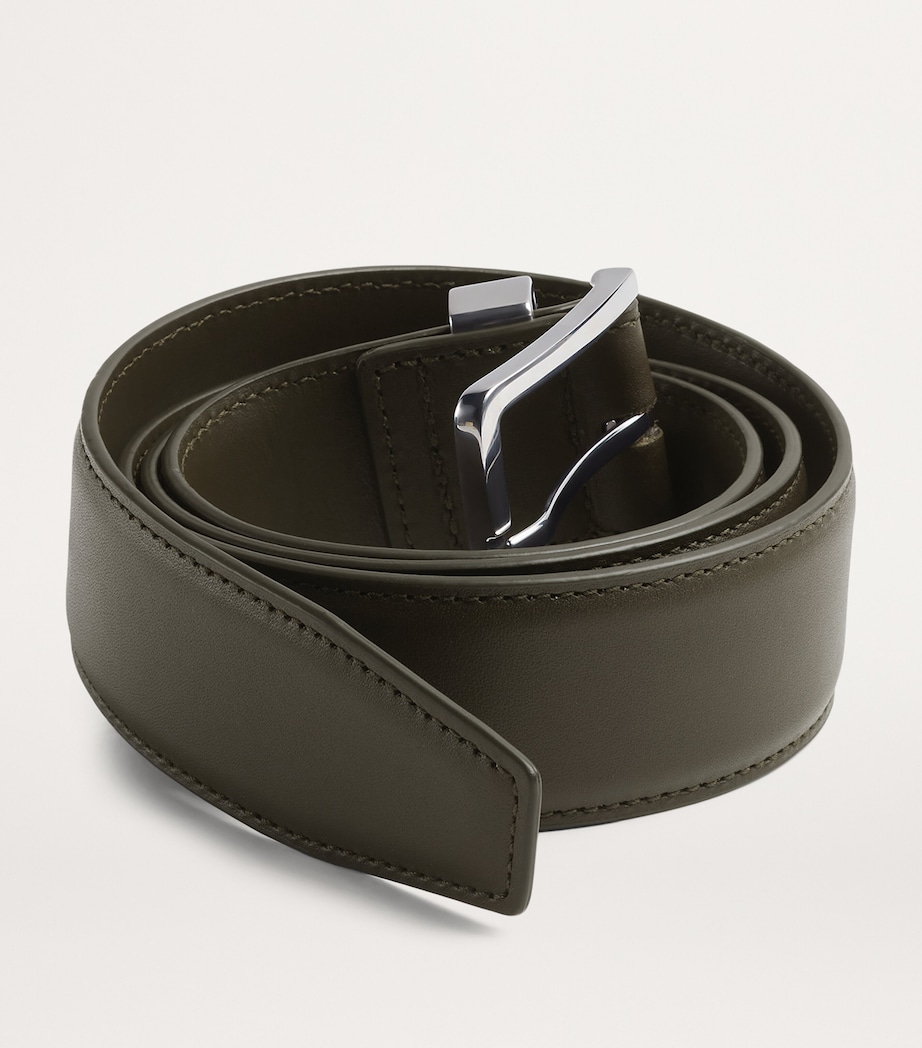 Leather Intreccio Loop Belt 3386 Image 2