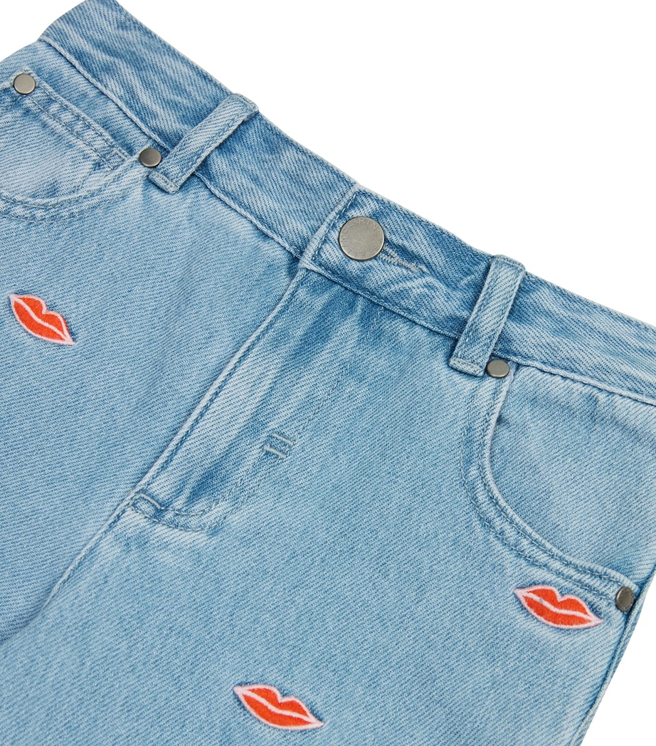 Embroidered Lip Jeans (3-14+ Years) 626EMAVIO/EMB Image 2