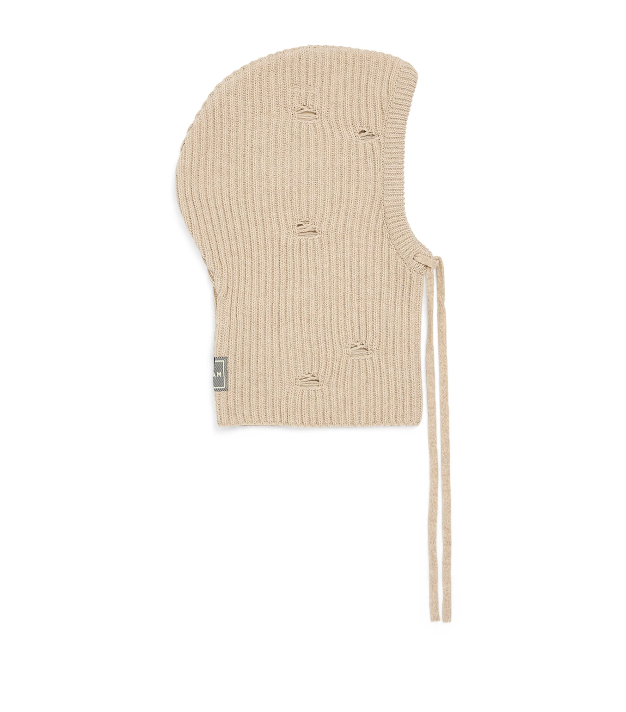 MM6 Maison Margiela Wool-Blend Distressed Balaclava | Harrods US