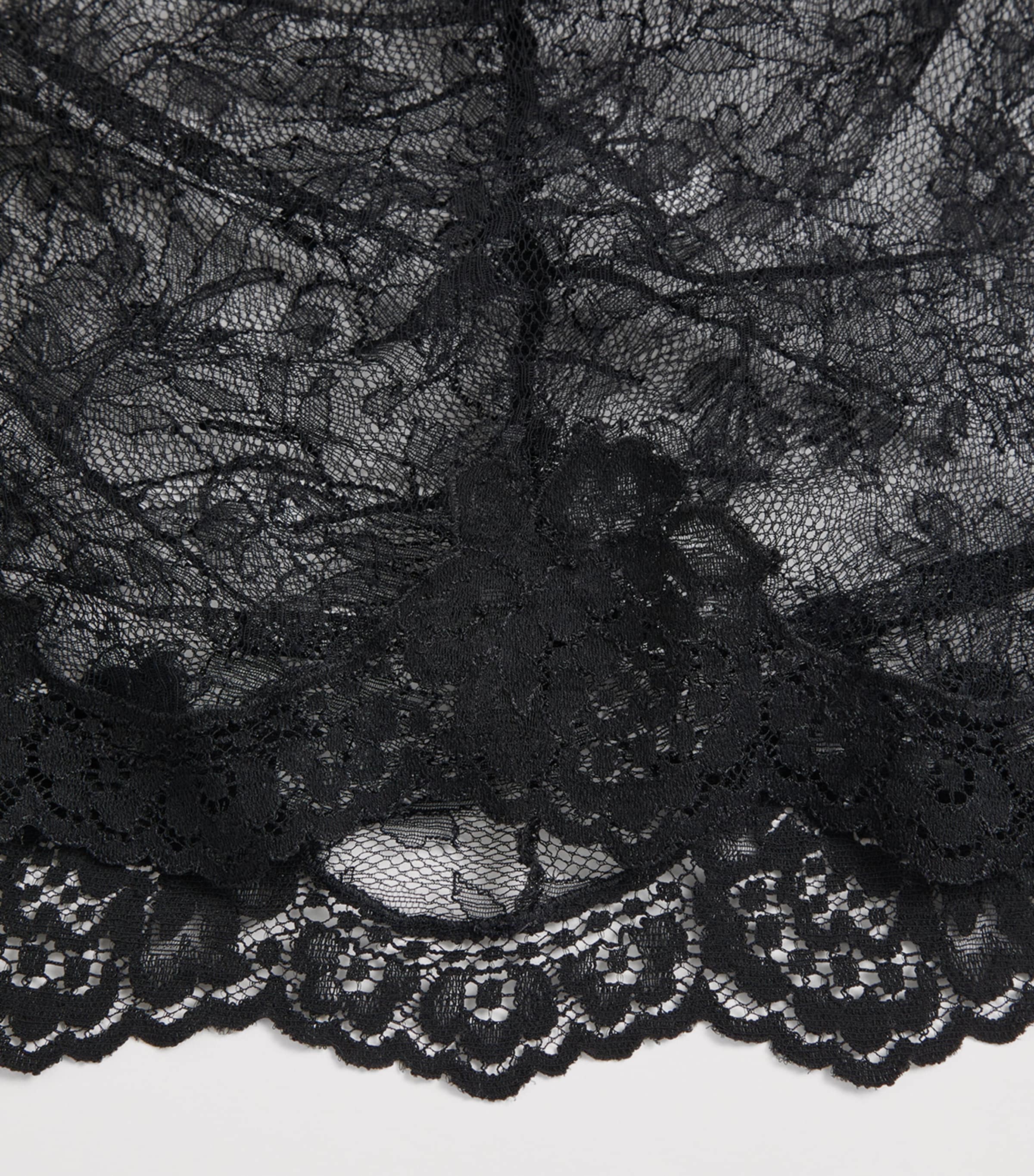 Valentino Womens Lace Ruched Skirt Image 6