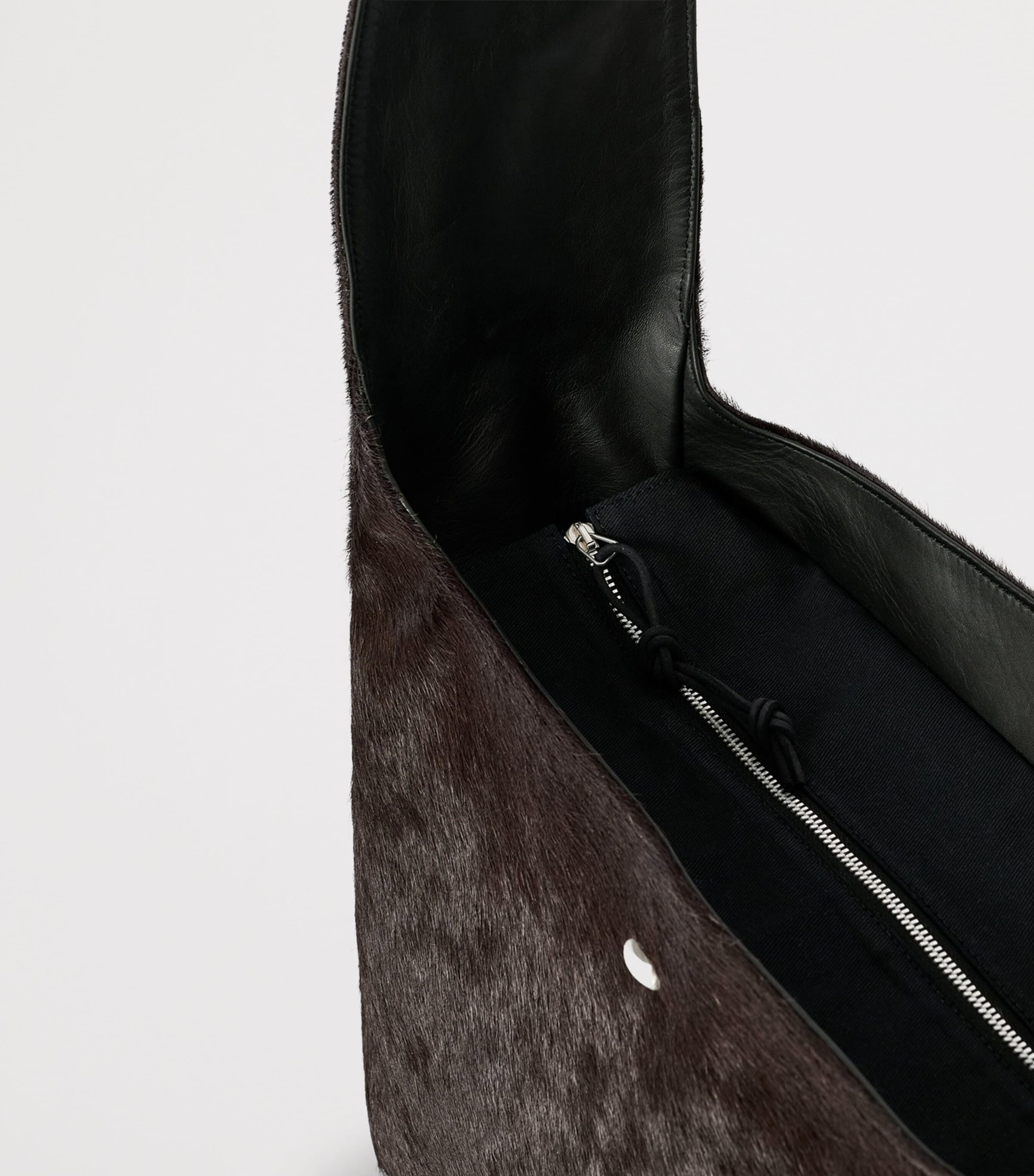 Grande Hair Hide Brick Bag CHOCOLATE HAIR Image 2