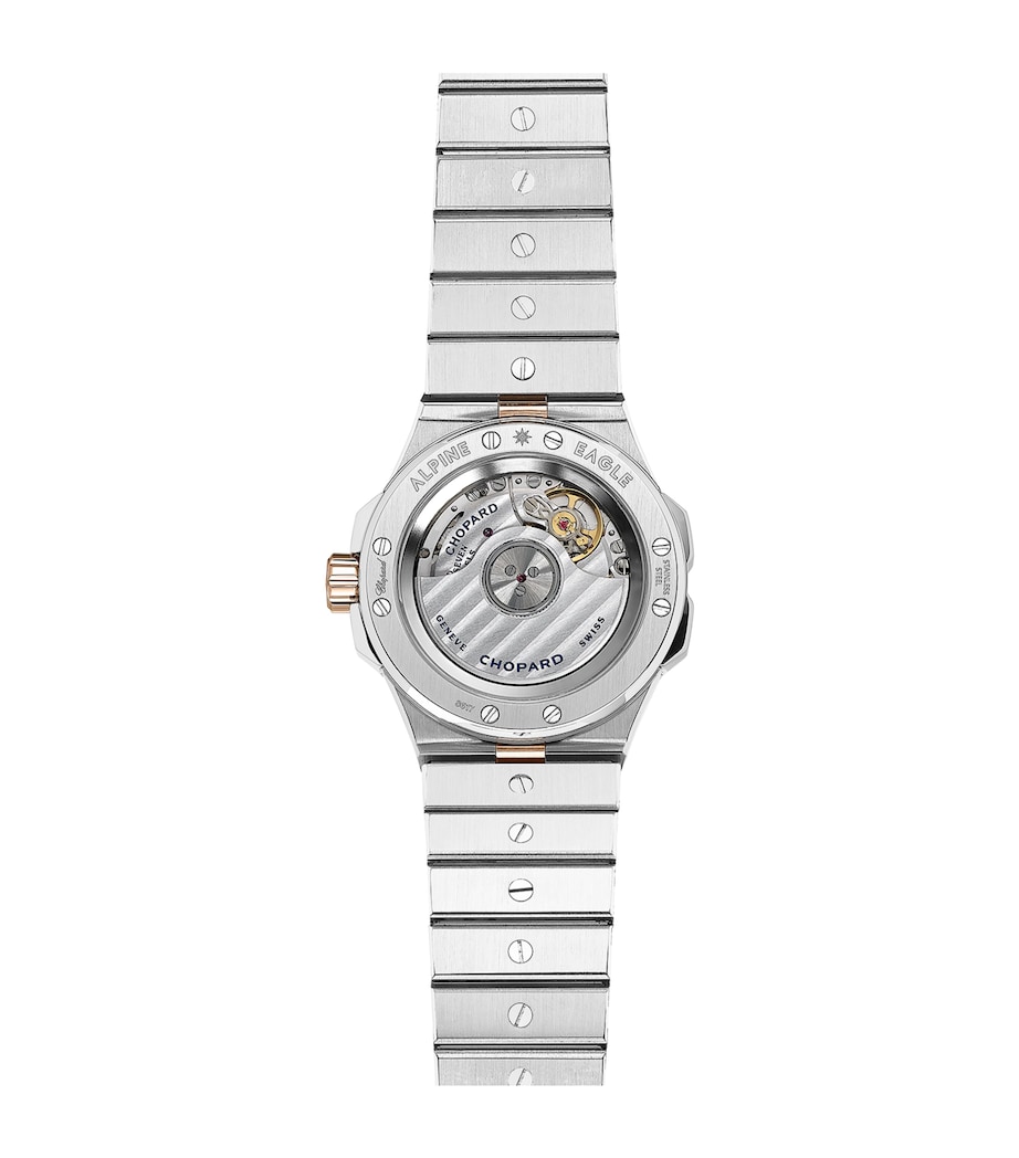 Chopard Rose Gold and Stainless Steel Alpine Eagle Watch 33mm Rose Gold/stainless Image 4
