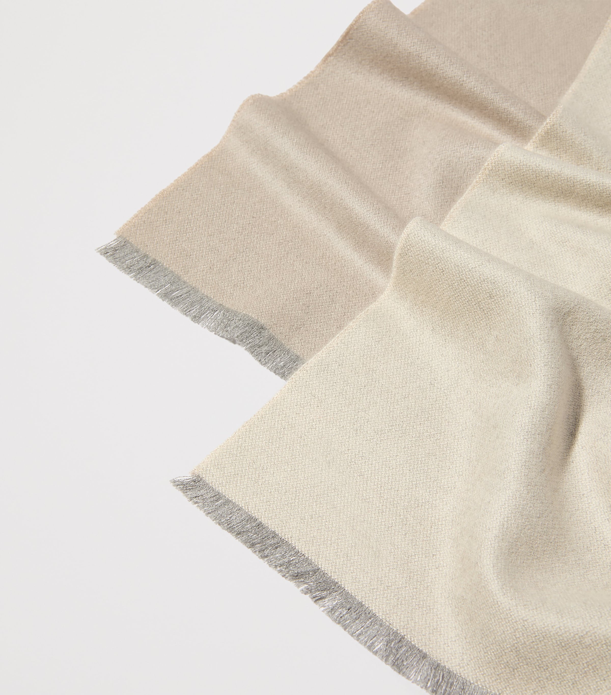 MAX&Co. Reversible Colour Block Scarf Beige Image 4