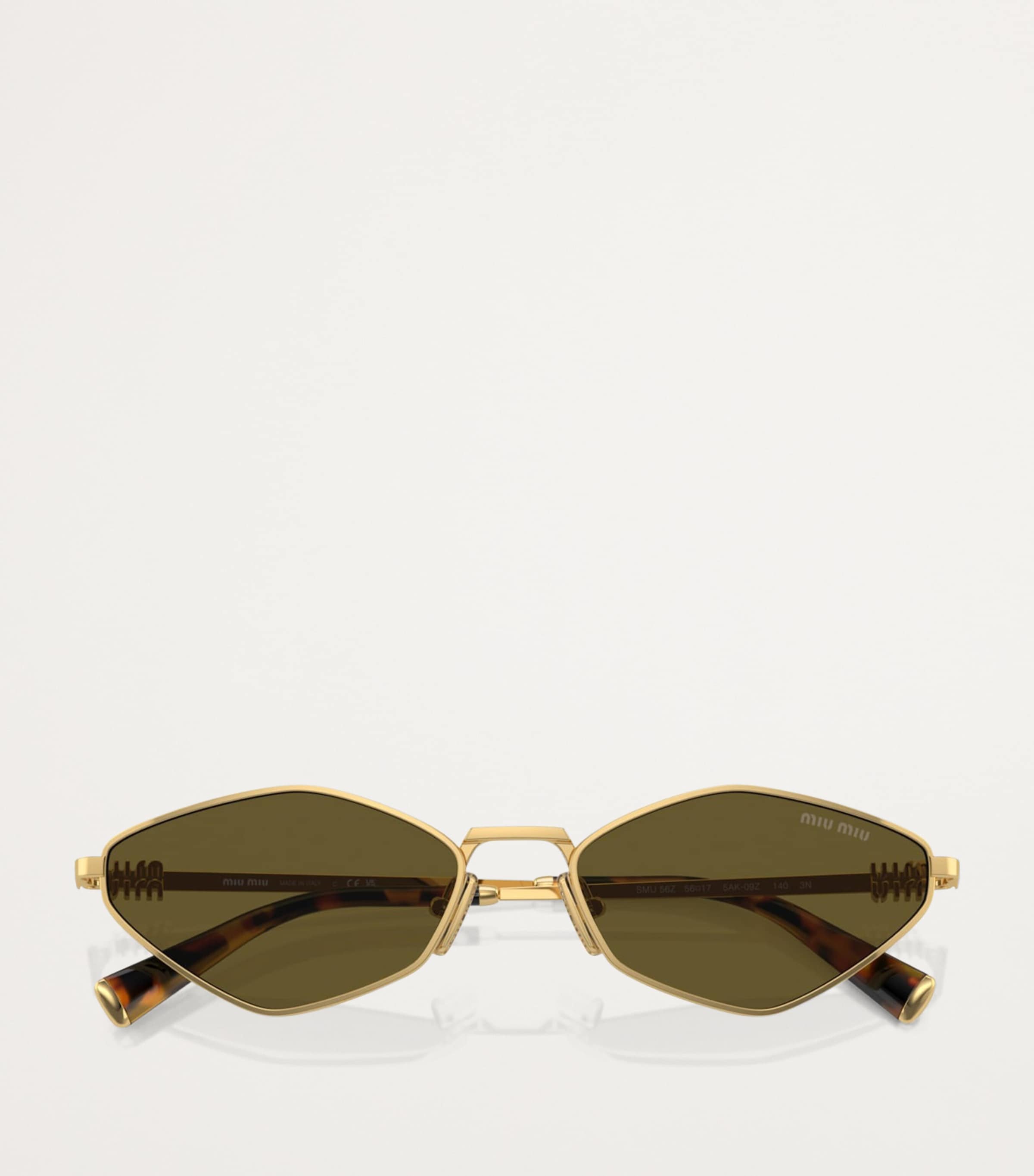 Metal Oval Sunglasses 5AK09Z Image 5