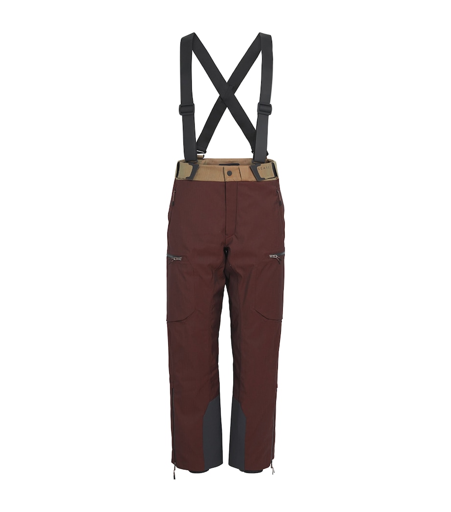 Sease Mens Wool-Blend Solaro Ski Trousers Red Gum Image 1