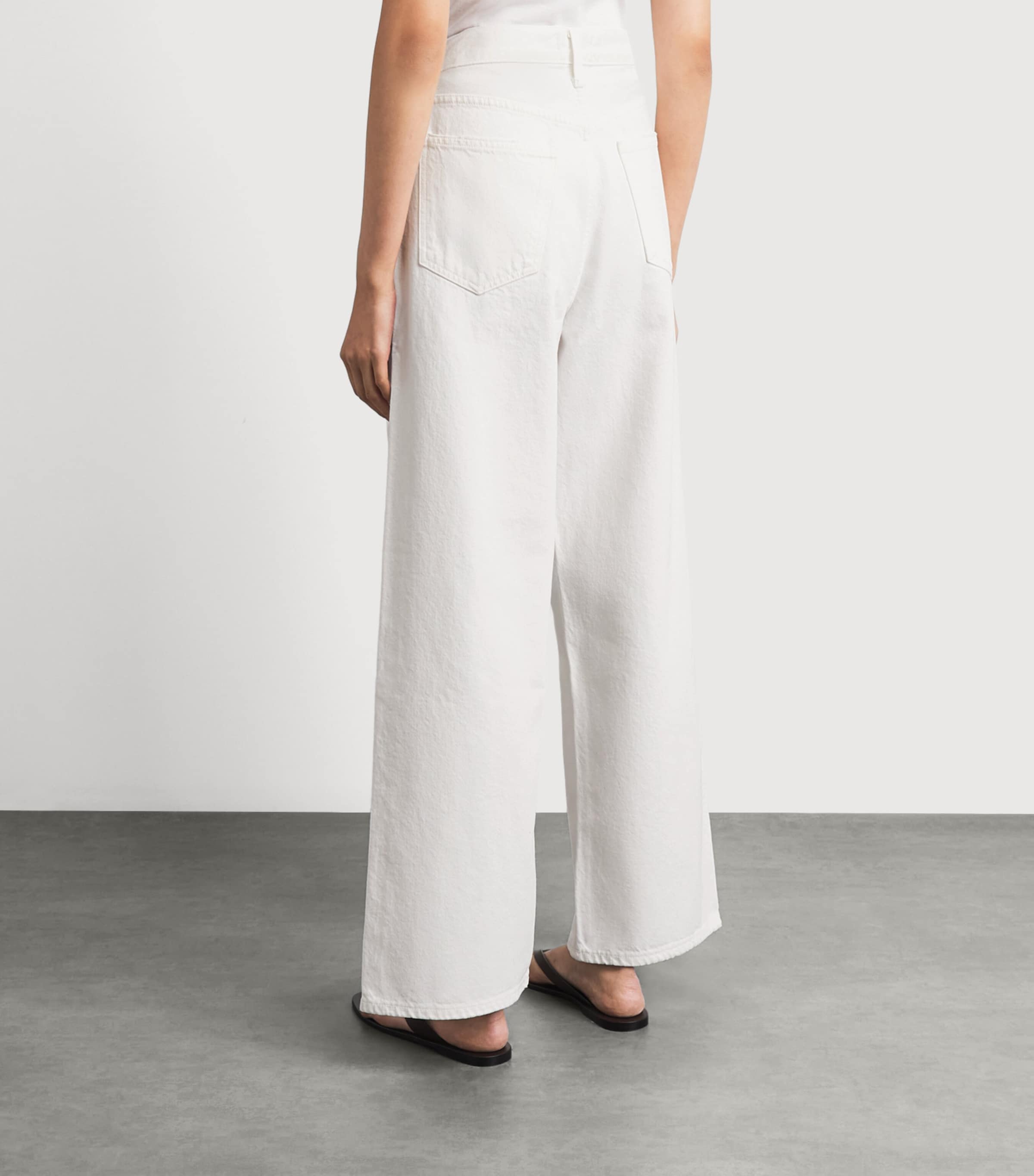 AGOLDE Womens The Low-Slung Baggy Jeans Milkshake Image 5