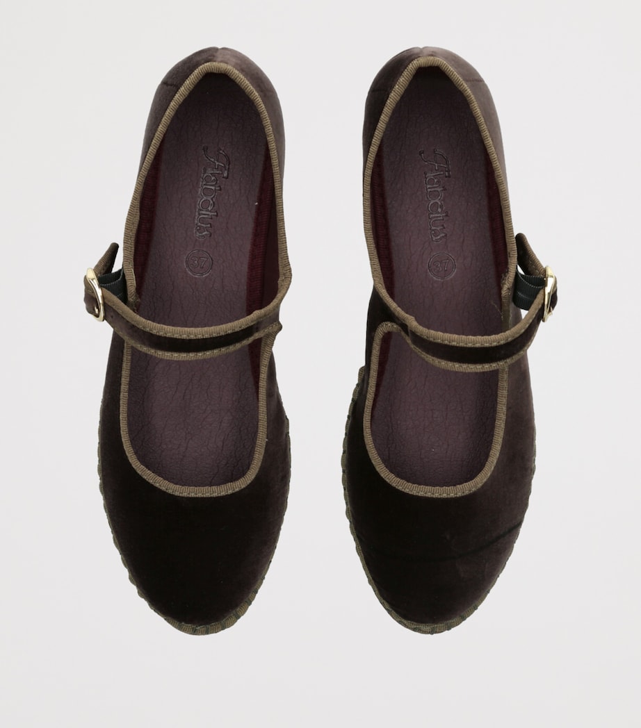 Flabelus Velvet Ulla Mary Janes Dk.brn Com Image 4