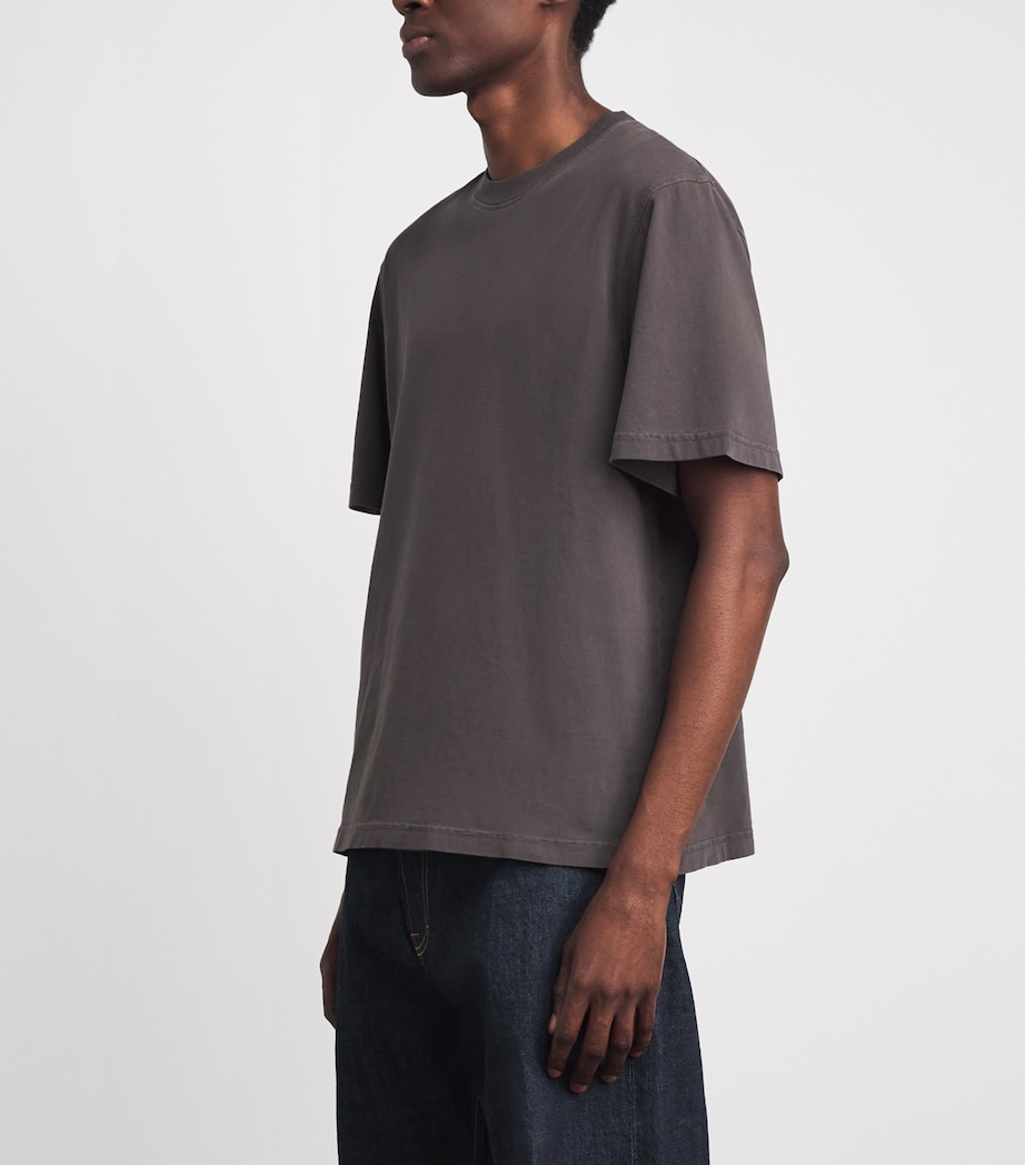 AGOLDE Mens Cotton Asha T-Shirt Forge Image 4