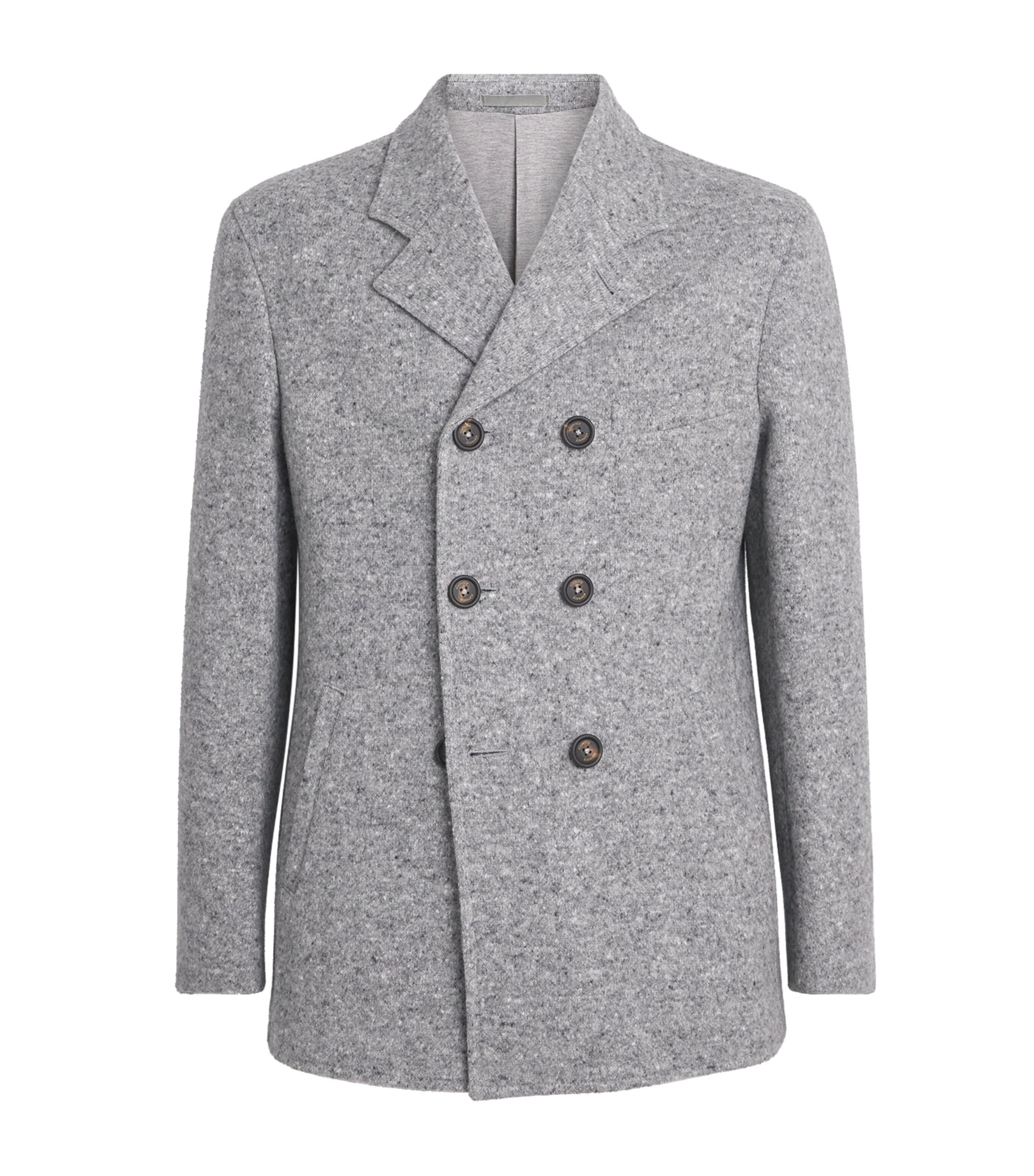 Wool-Cashmere Blazer GRIGIO CHIARO MELANG Image 1