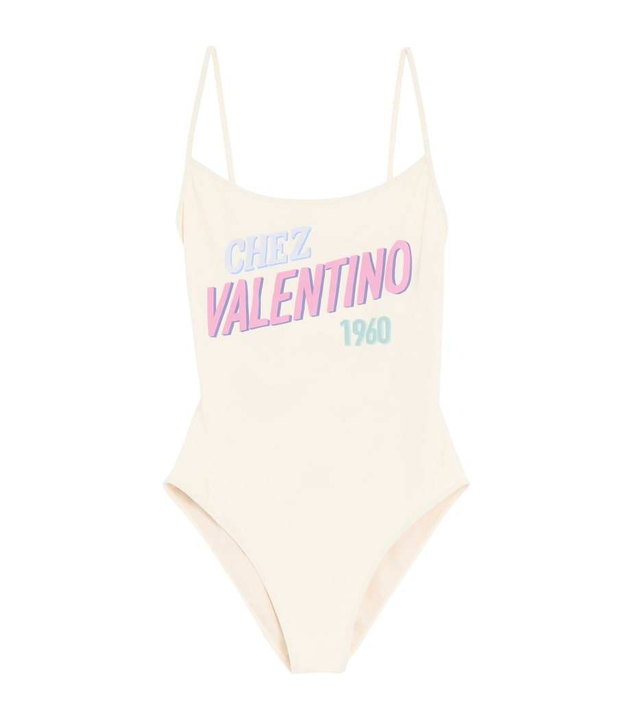 Valentino Womens Logo Swimsuit Image 1