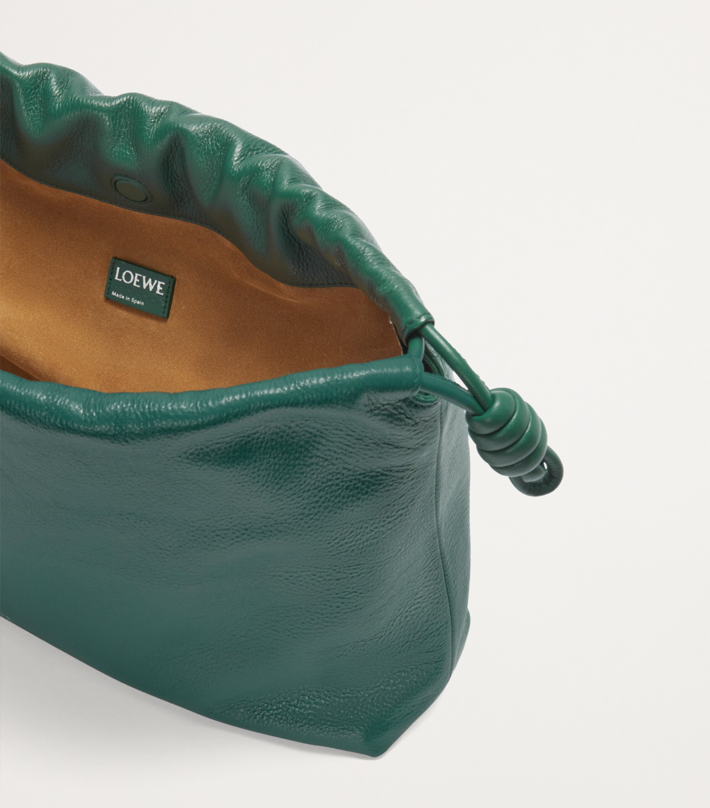 LOEWE Large Leather Flamenco Purse | Harrods US