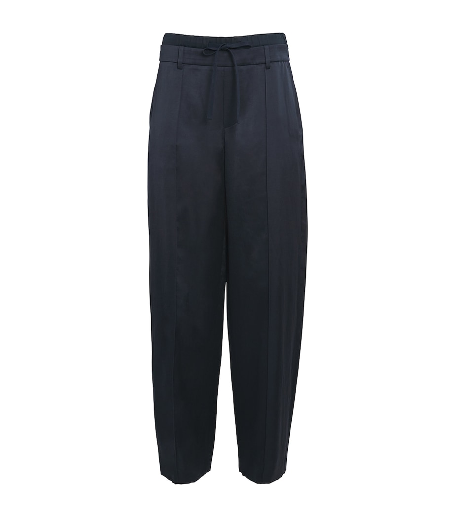 Double-Waistband Tailored Trousers 403CBL Image 1
