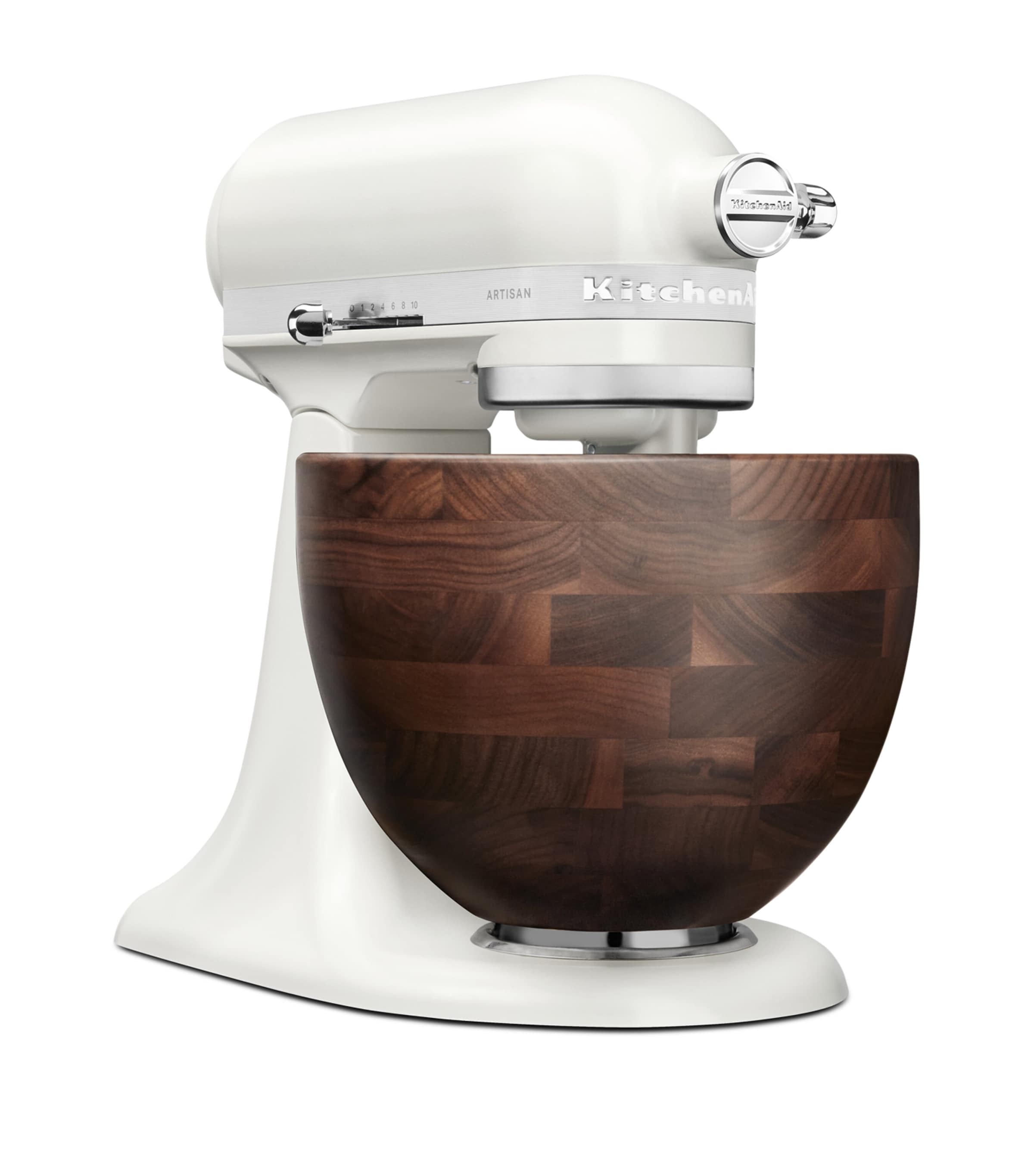 KitchenAid Artisan Stand Mixer (4.7L) Prcln Whte Wlnt Image 3