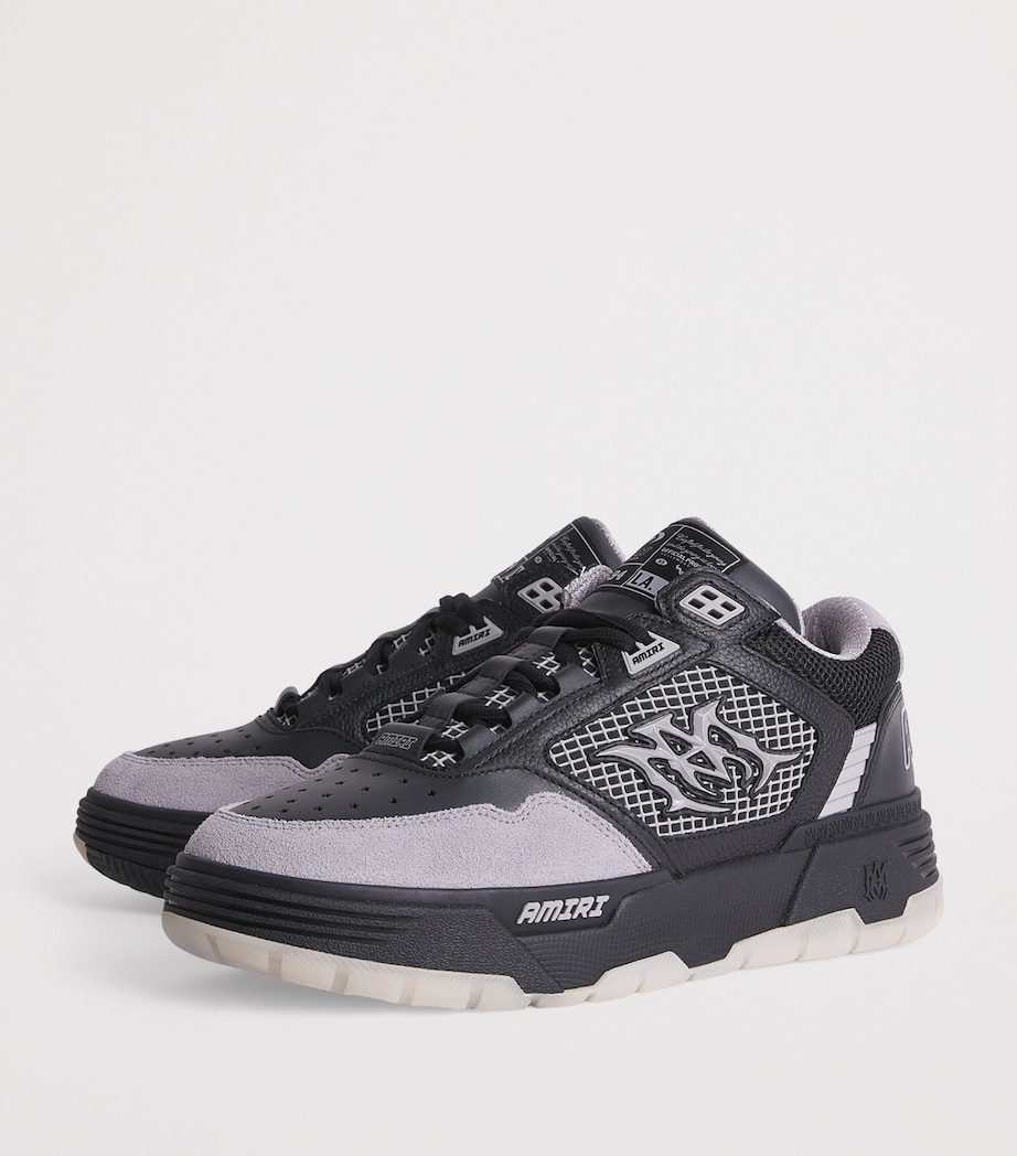 AMIRI Leather MA-94 Sneakers Black Grey Image 3