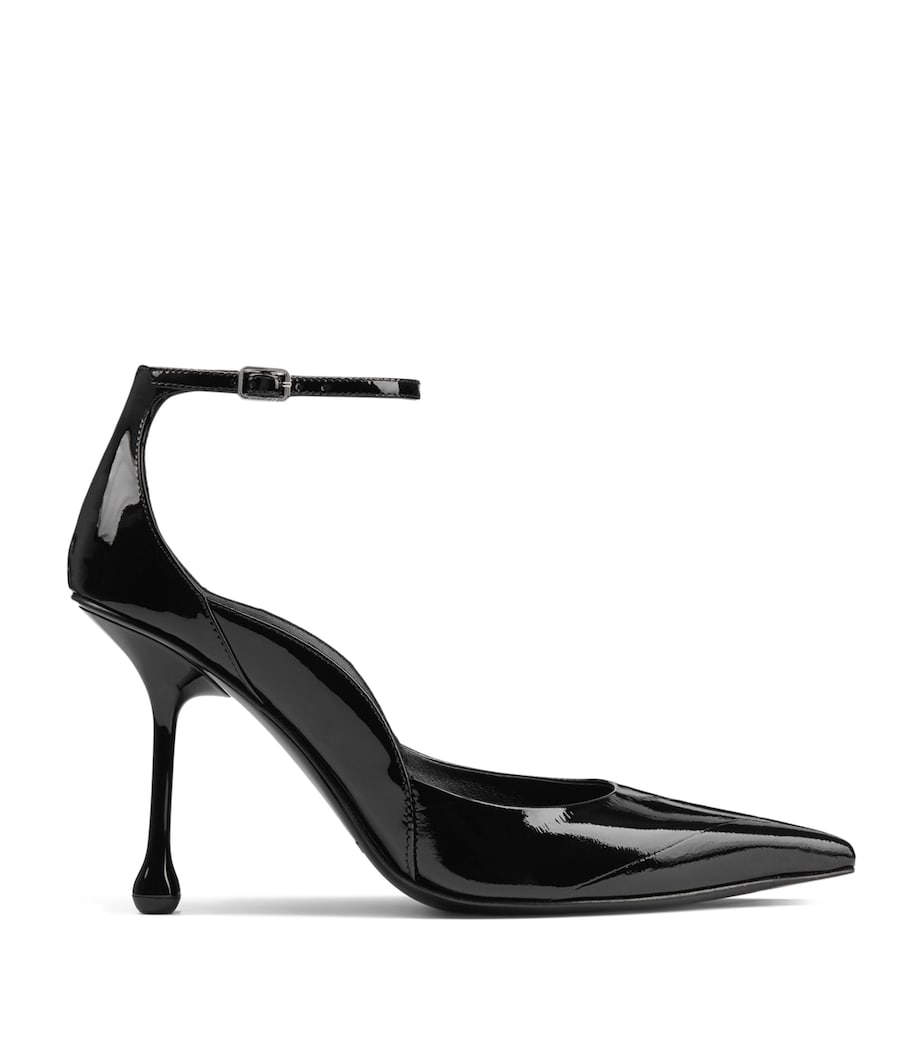 Jimmy Choo Quinci 95 Patent Leather Pumps Black Image 1
