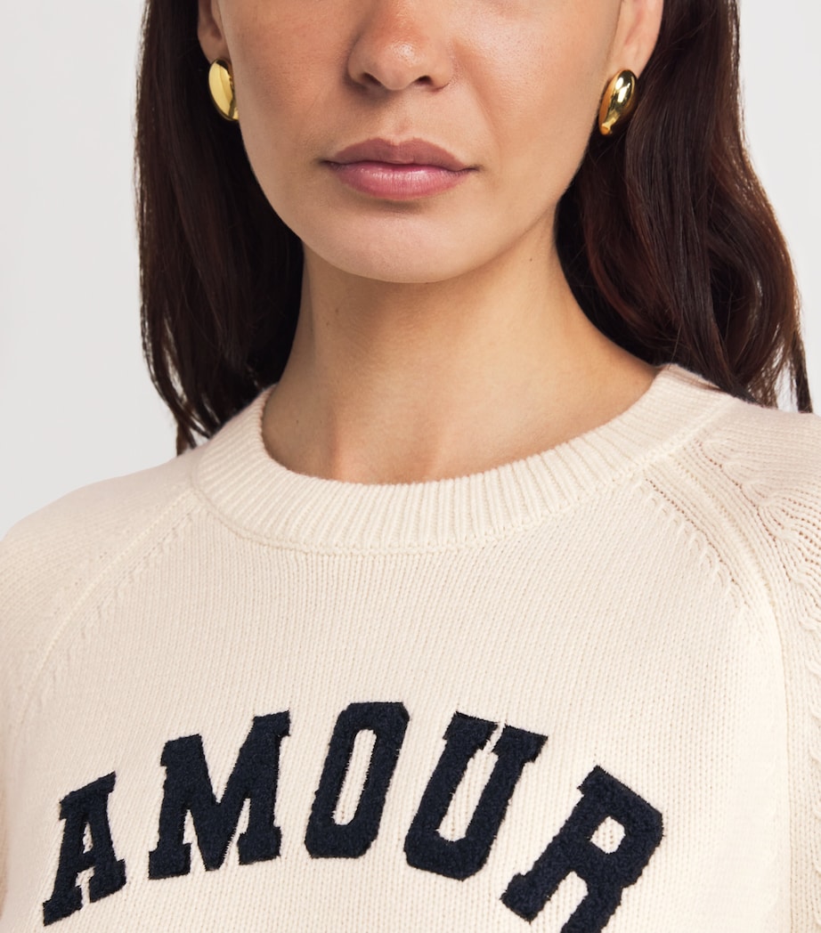 Wool-Blend Amour Sweater ECRU Image 6