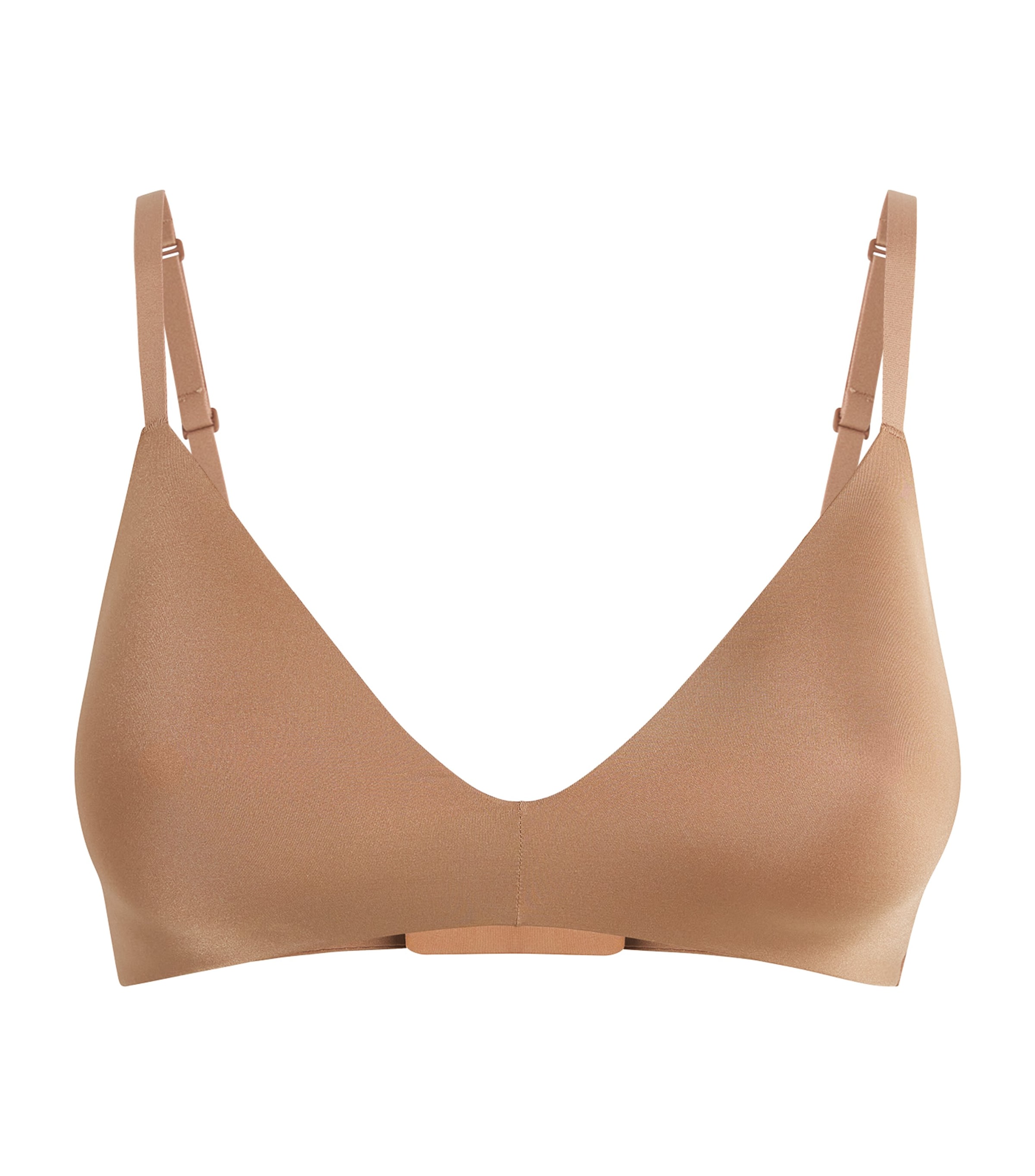 Skims Wireless T-shirt Bra In Brown