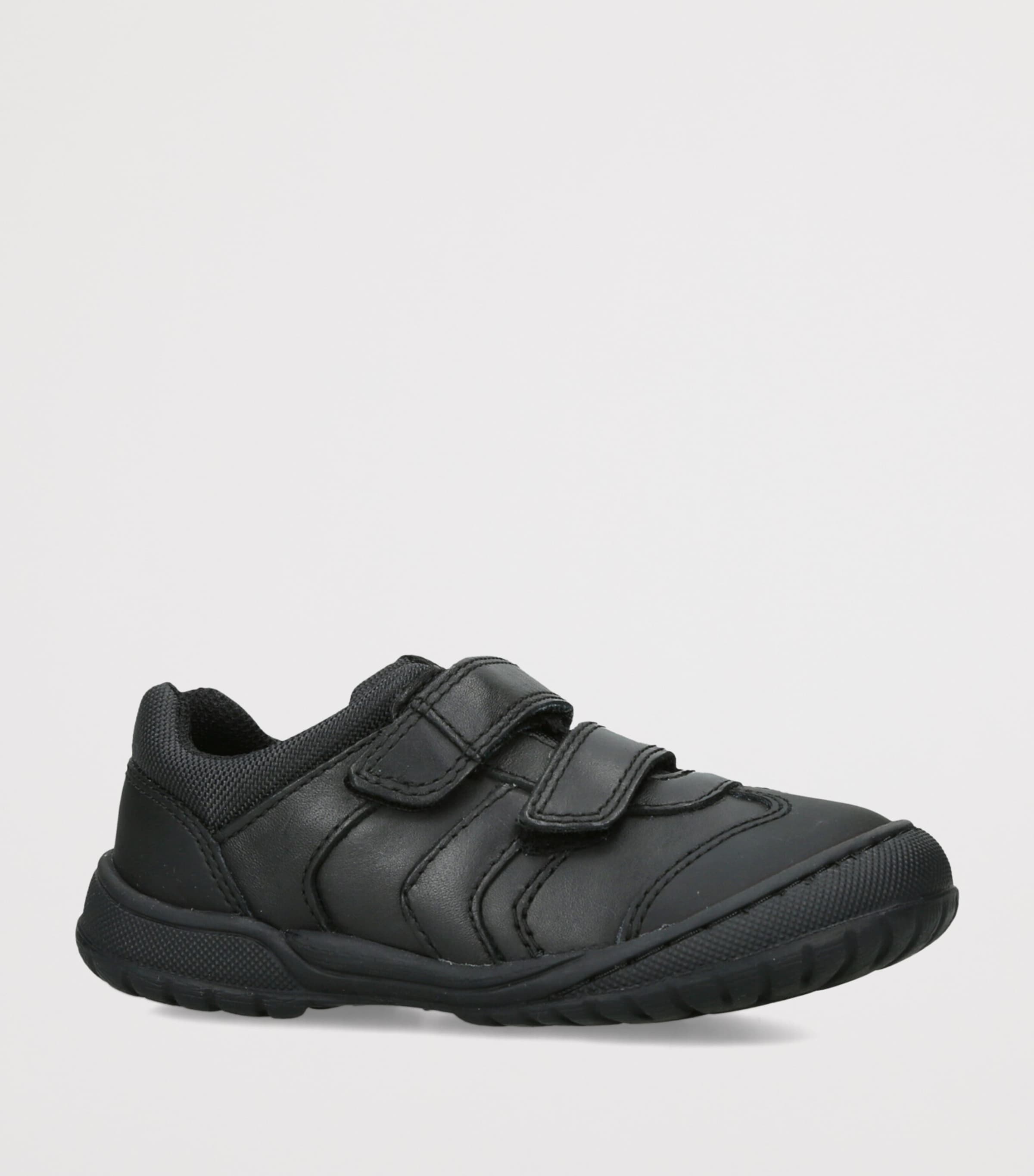Start-Rite Leather Action School Shoes Black Image 3
