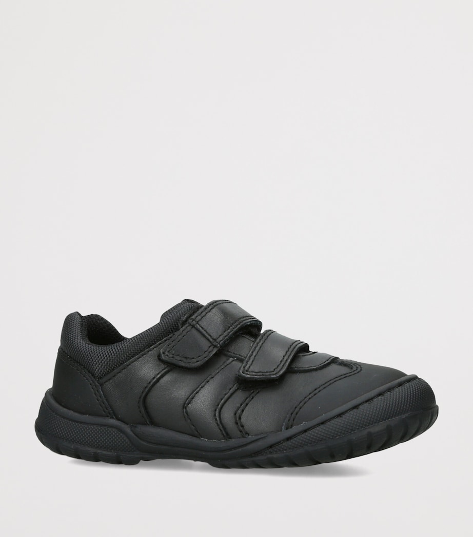 Start-Rite Leather Action School Shoes Black Image 3